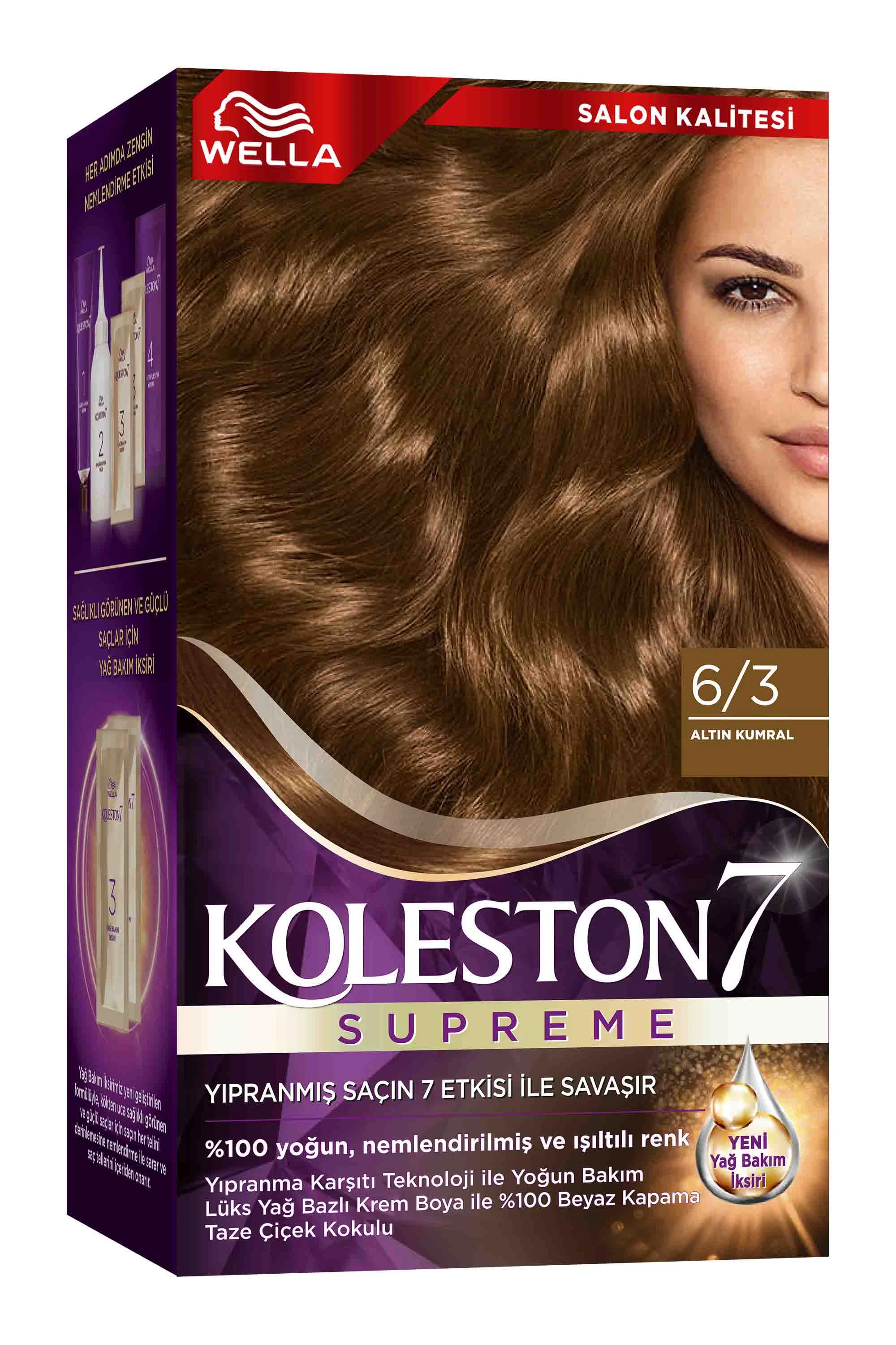 Wella Koleston Supreme Kit 6/3 Altın Kumral 261823