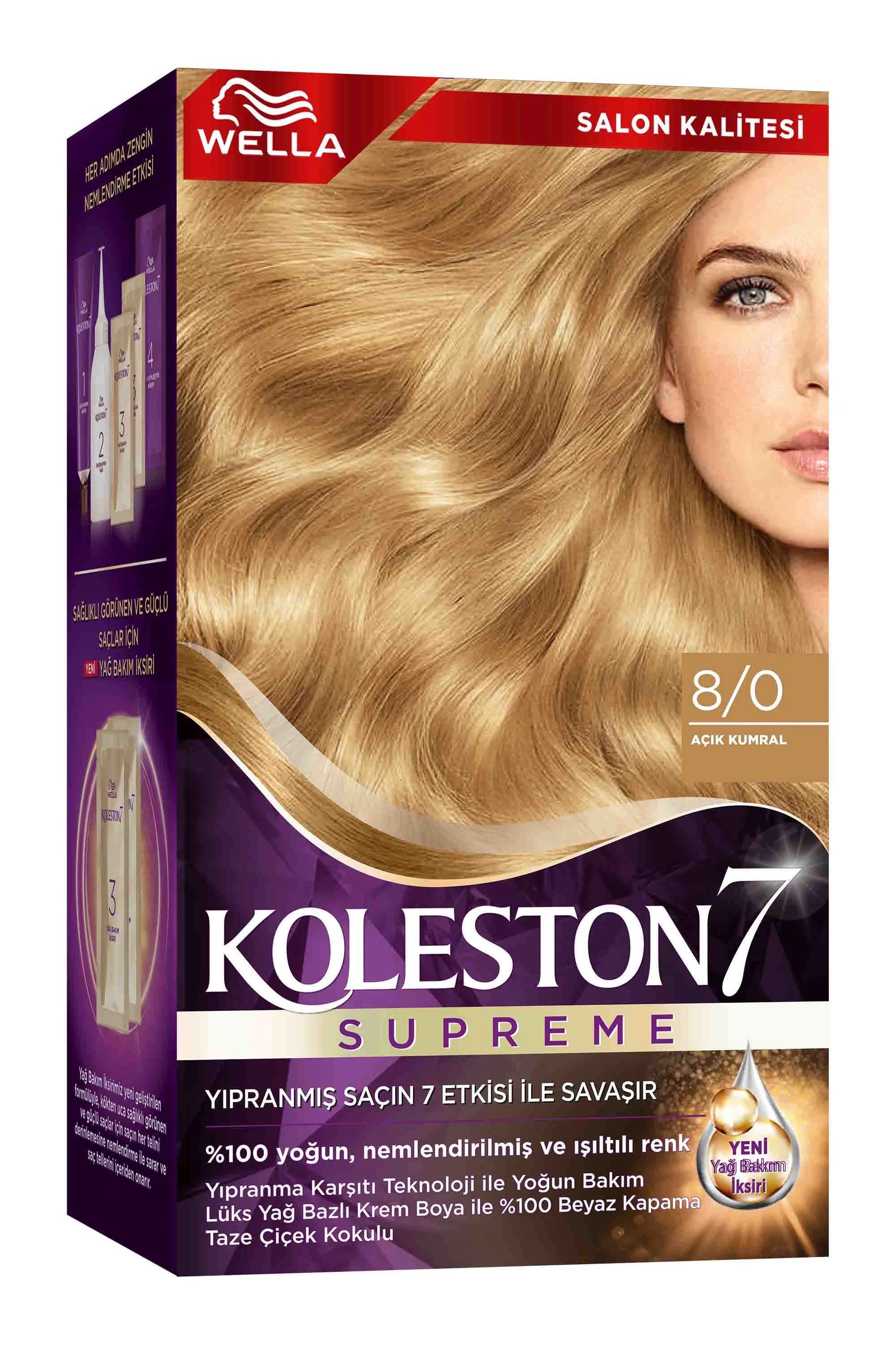 Wella Koleston Supreme Kit 8/0 Açık Kumral 261834