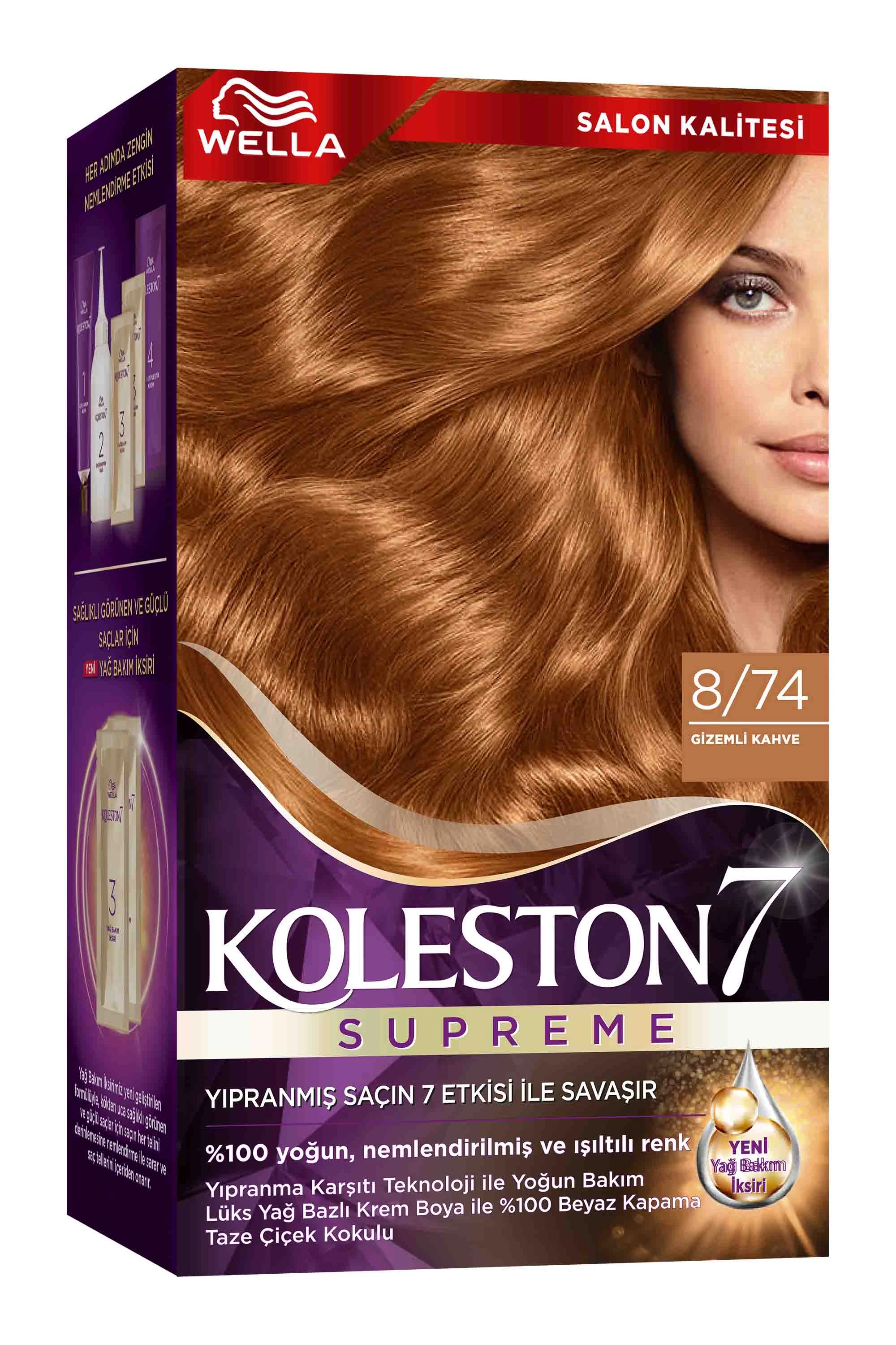 Wella Koleston Supreme Kit 8/74 Gizemli Kahve 261836