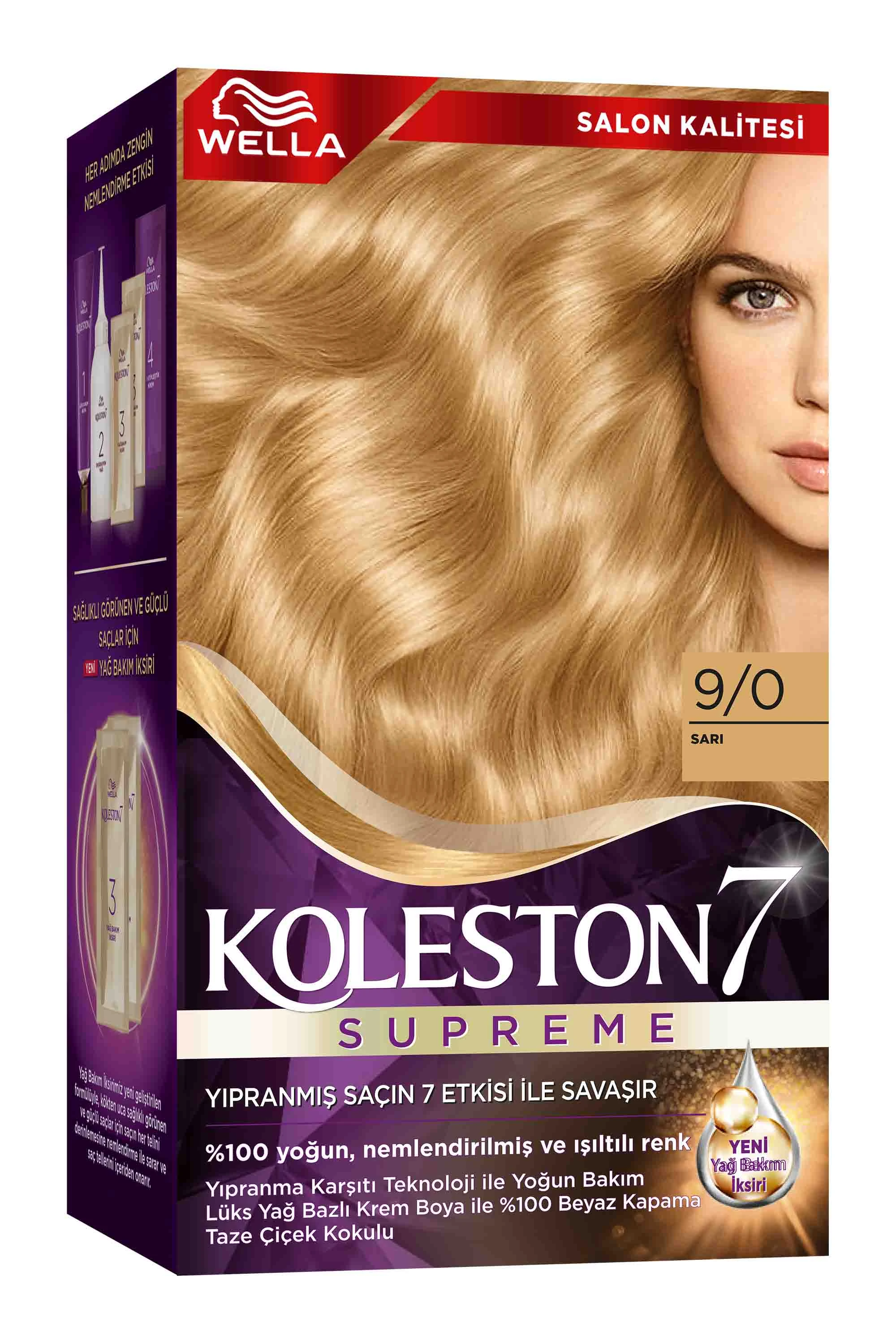 Wella Koleston Supreme Kit 9/0 Sarı 261837