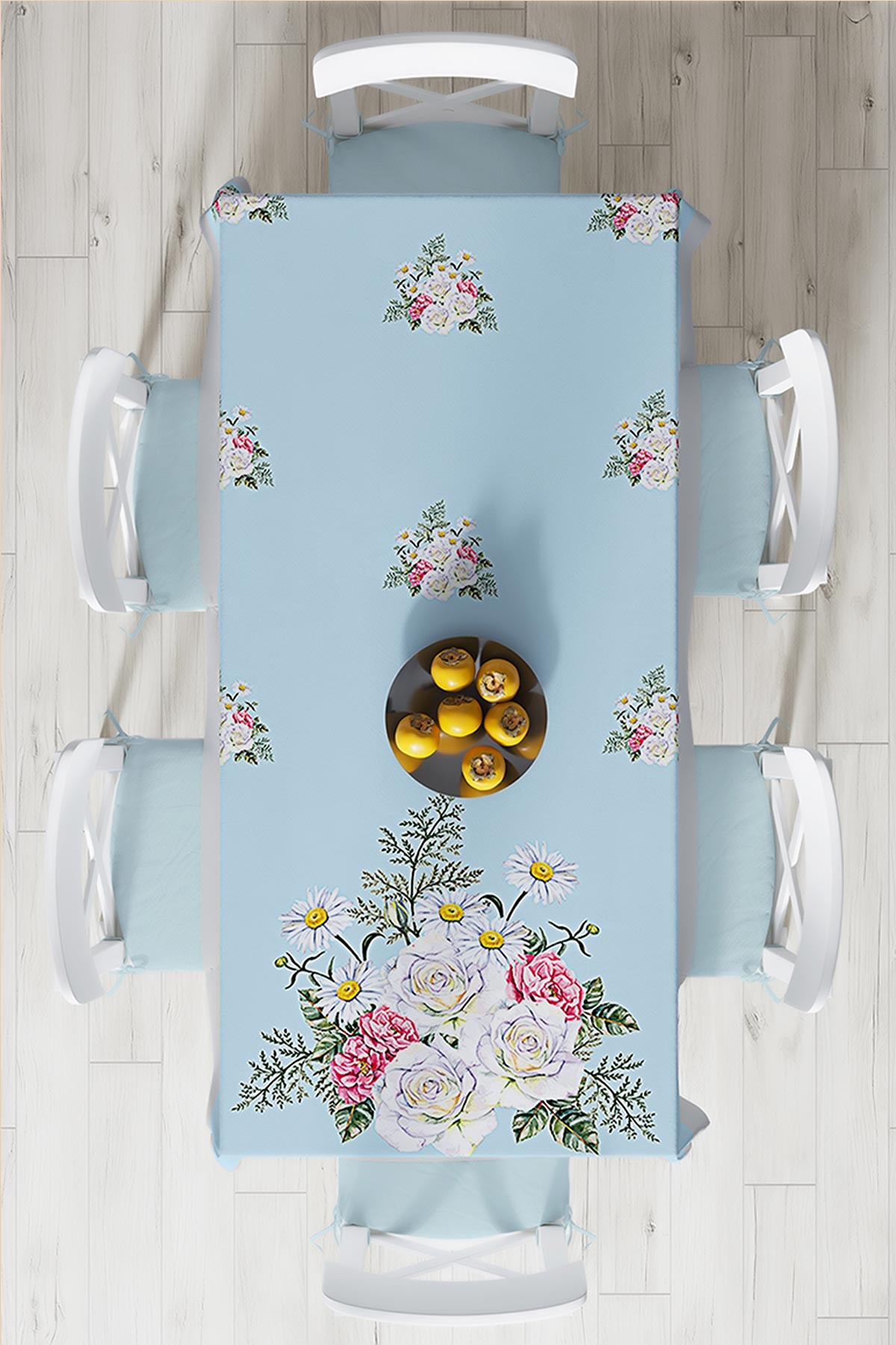 140x220 Dijital Baskılı Mordern Masa Örtüsü 218997