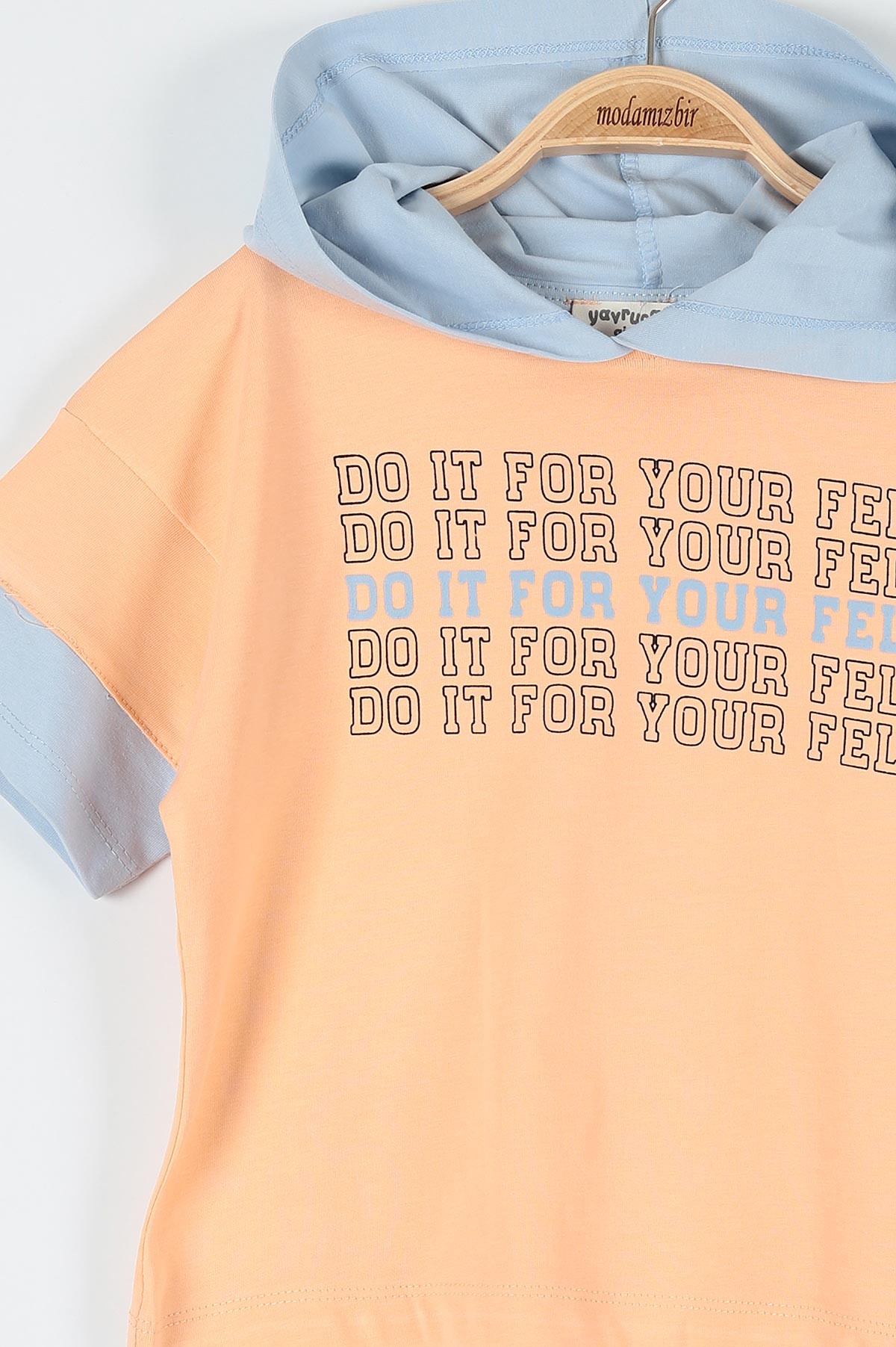 Yavru Ağzı (9-12 Yaş) Do It For Your Self Baskılı Kız Çocuk Takım 180989