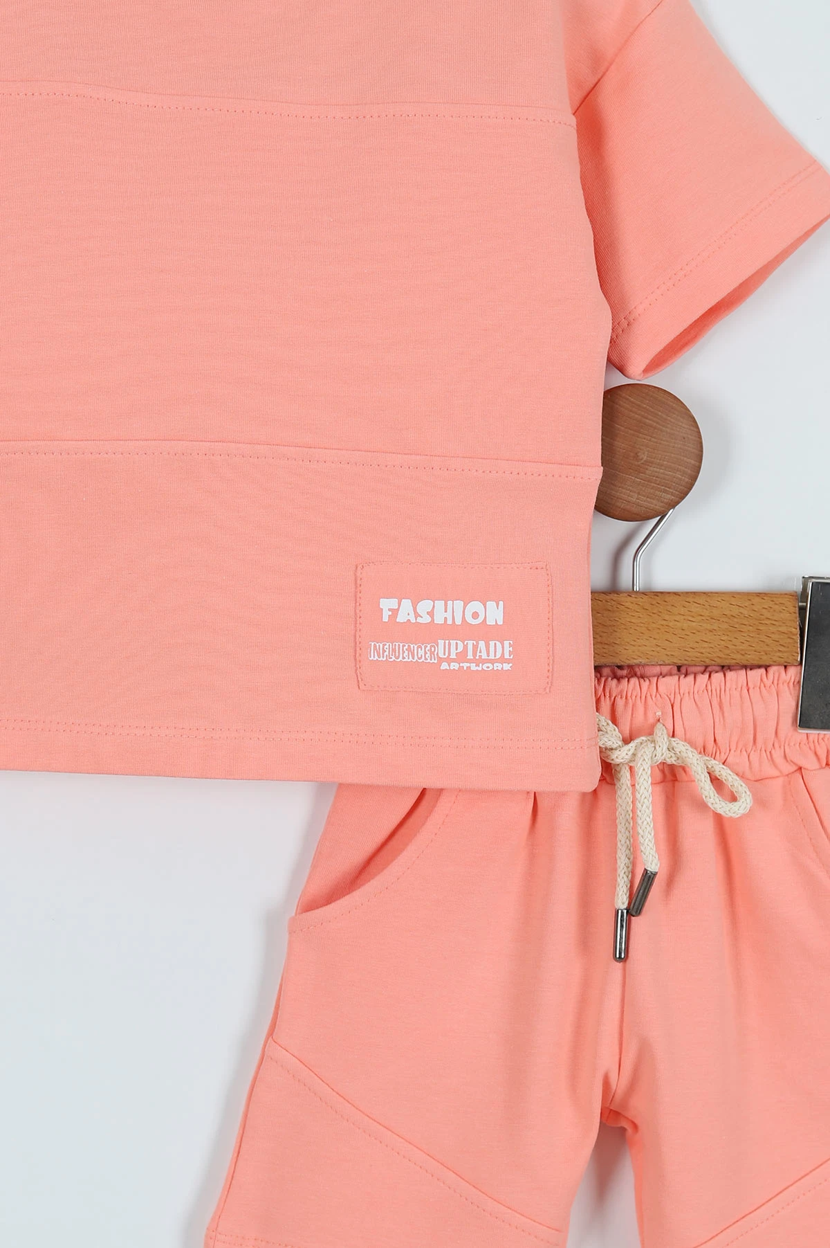 Yavruağzı (2-5 Yaş) Fashion Arma Detay Kız Çocuk Takım 265676