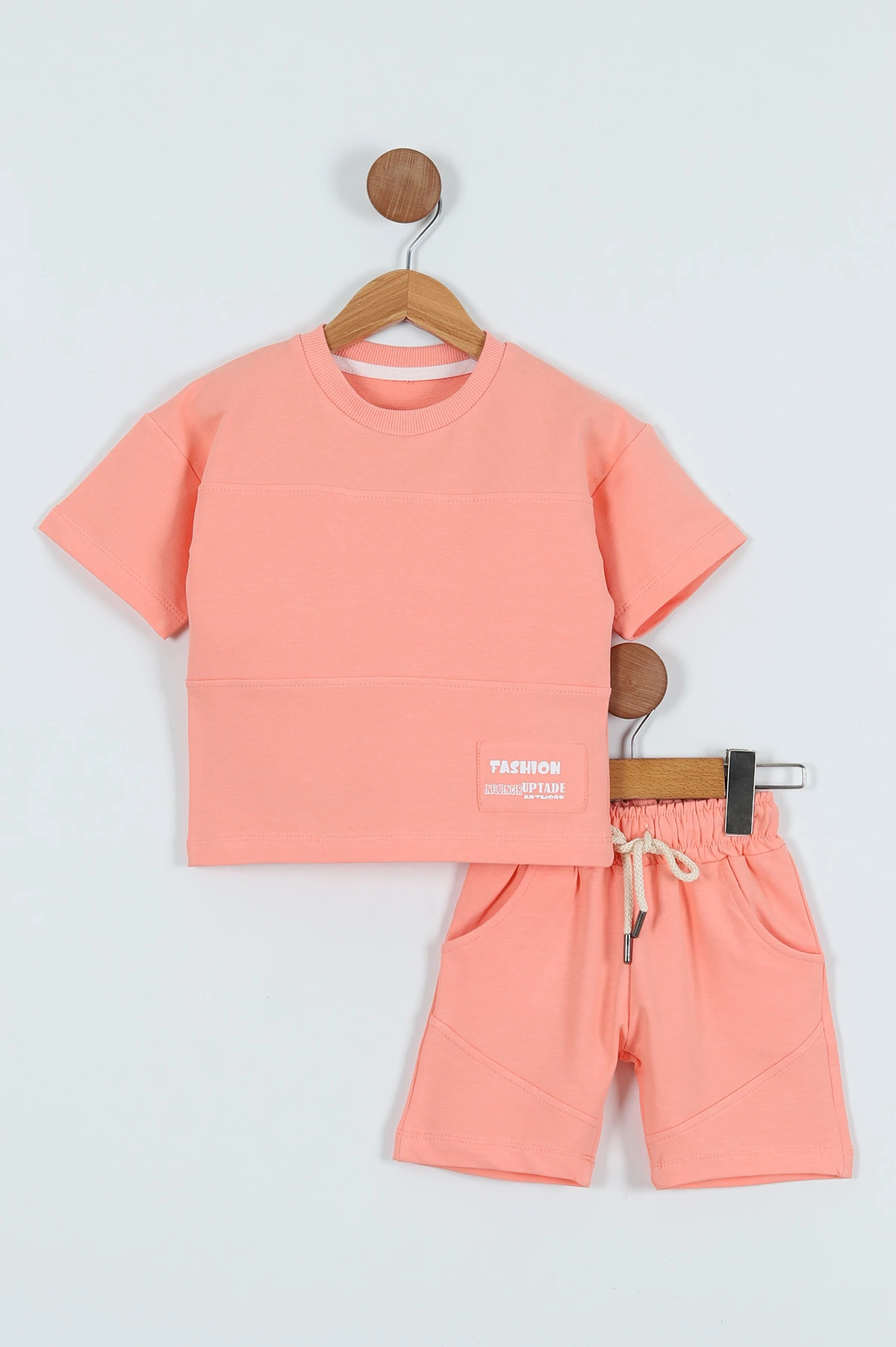 Yavruağzı (2-5 Yaş) Fashion Arma Detay Kız Çocuk Takım 265676