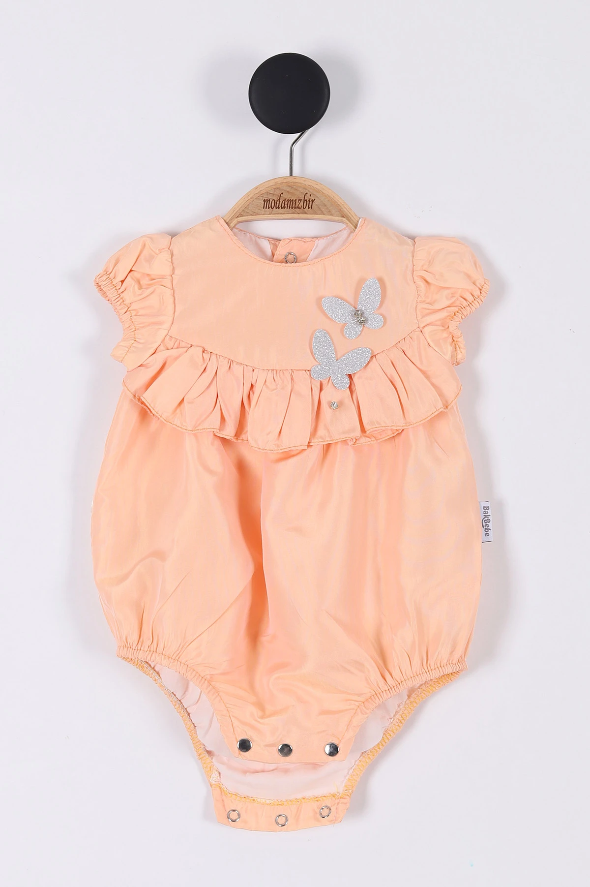 Yavruağzı (3-12 Ay) Kelebekli Çıtçıtlı Kız Bebek Body 264412