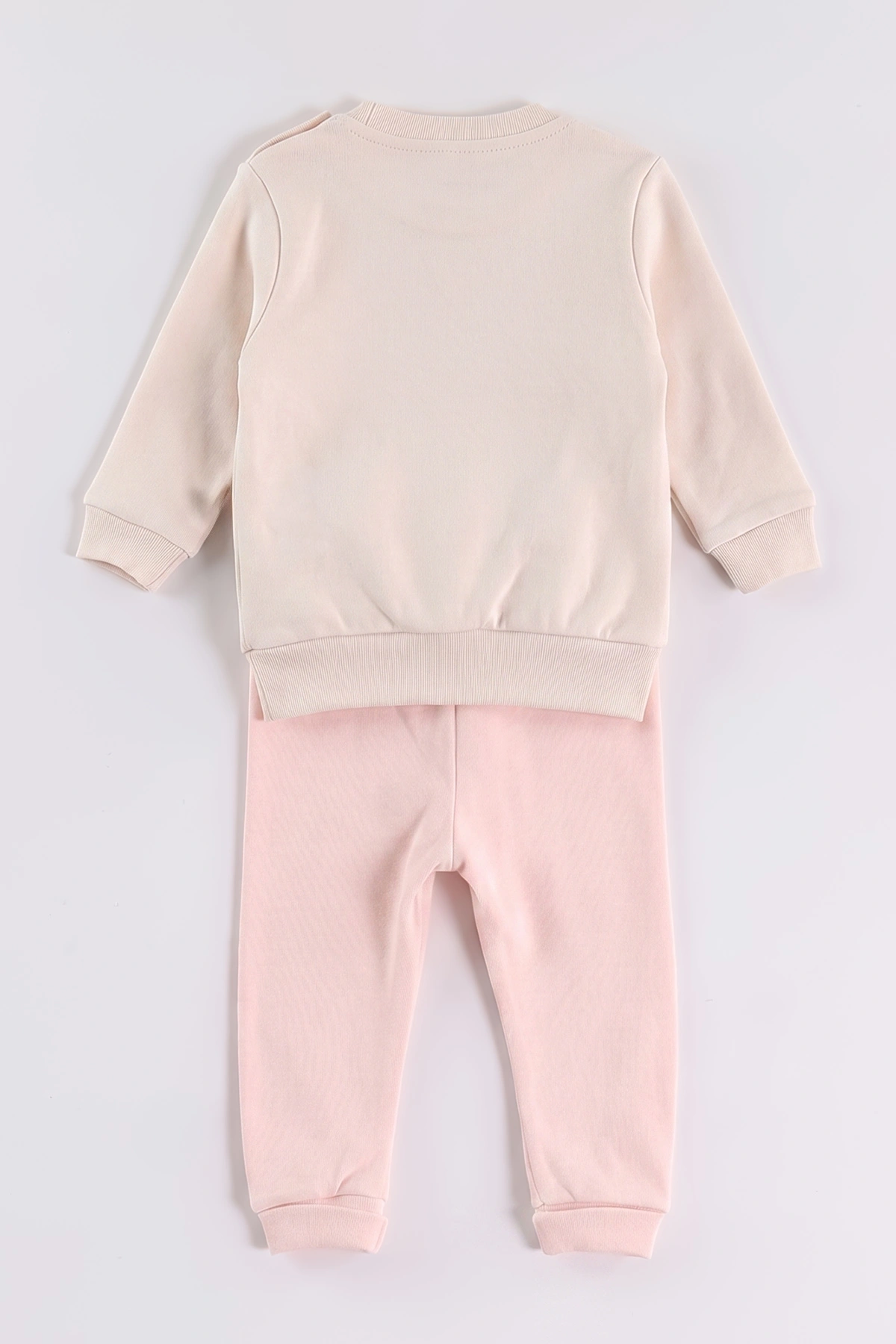 Yavruağzı (6-24 Ay) Süzene Bunny Nakışlı Kız Bebek 2'li Takım 472860