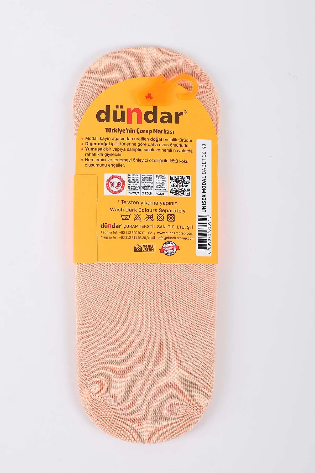 Yavruağzı Dört Mevsim Kadın Modal Babet Çorap 36-40 422922