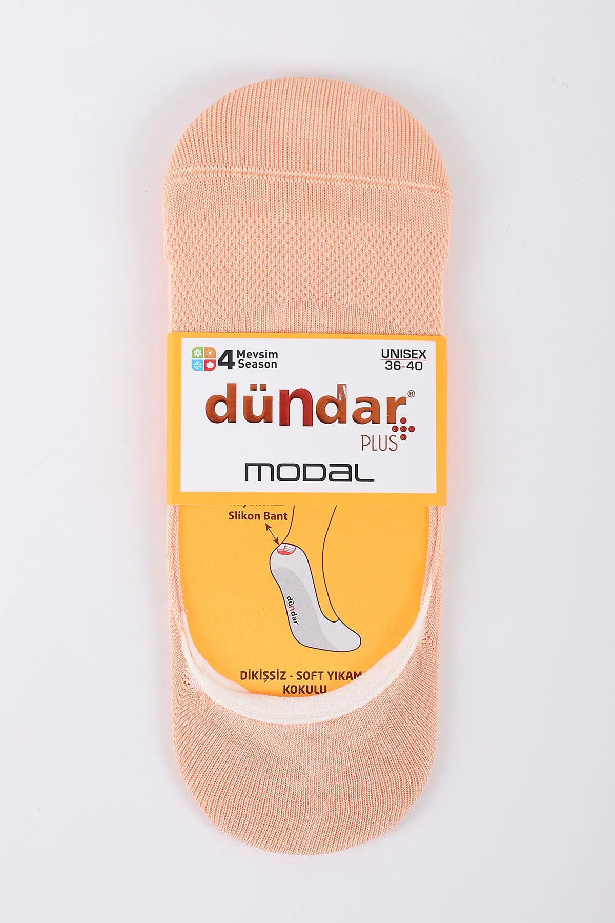 Yavruağzı Dört Mevsim Kadın Modal Babet Çorap 36-40 422922