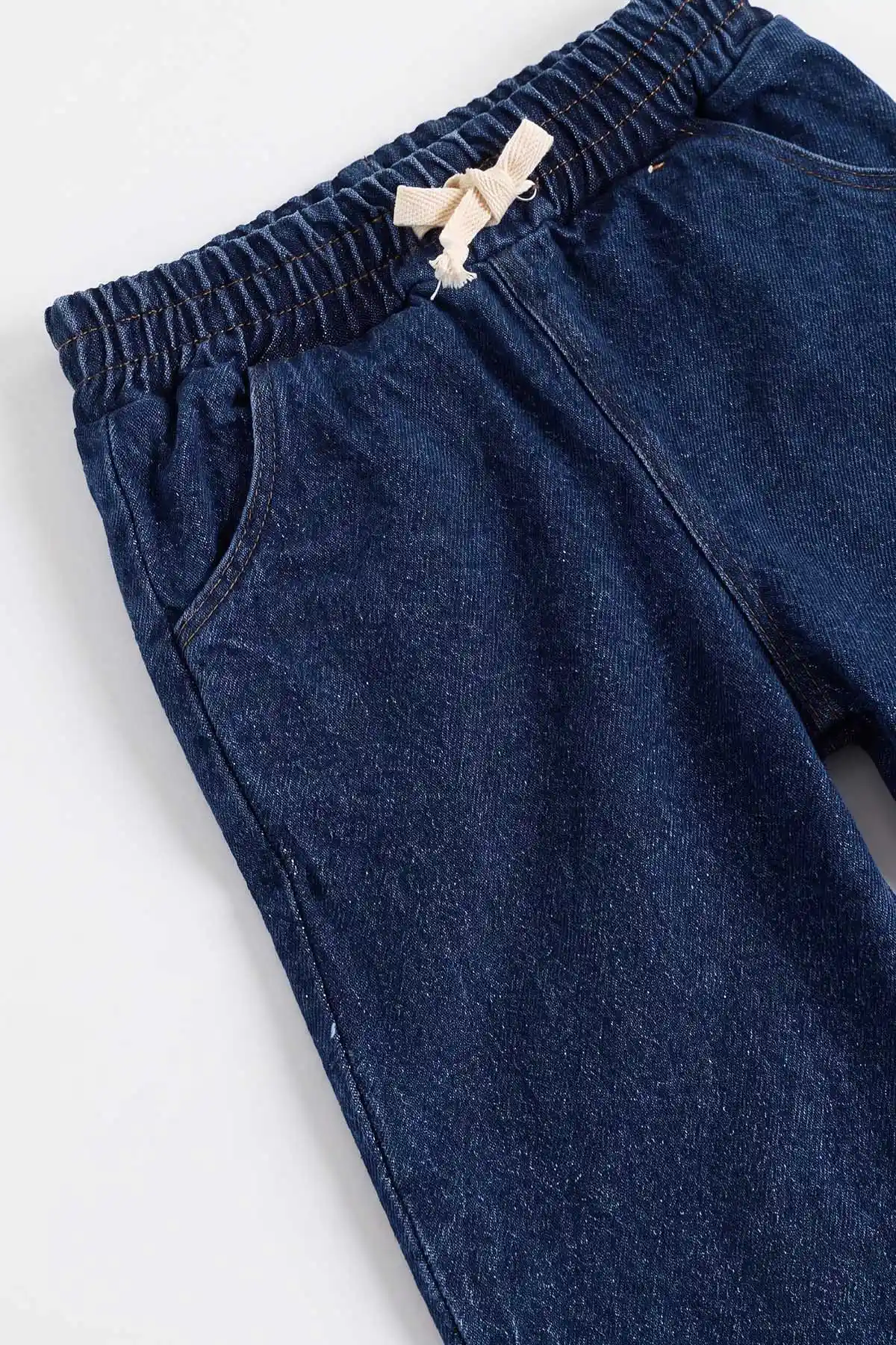 Yeşil (1-5 Yaş) Çizgi Baskılı Kot Pantolonlu Erkek Çocuk Takım 478982