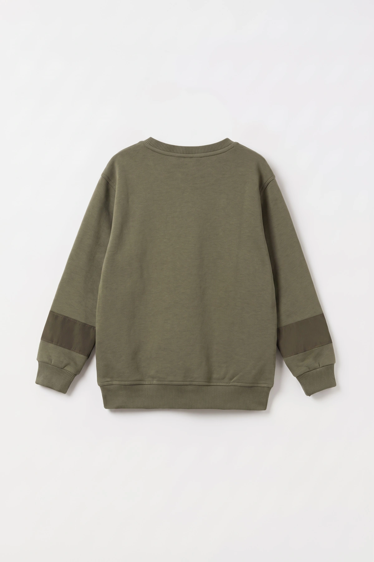 Yeşil (2-12 Yaş) R Nakışlı İçi Şardonlu Erkek Çocuk Sweatshirt 483307