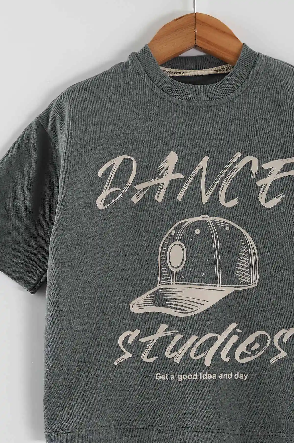 Yeşil (2-6 Yaş) Dance Studios Baskılı Şortlu Süprem Erkek Çocuk Yazlık Takım 438085