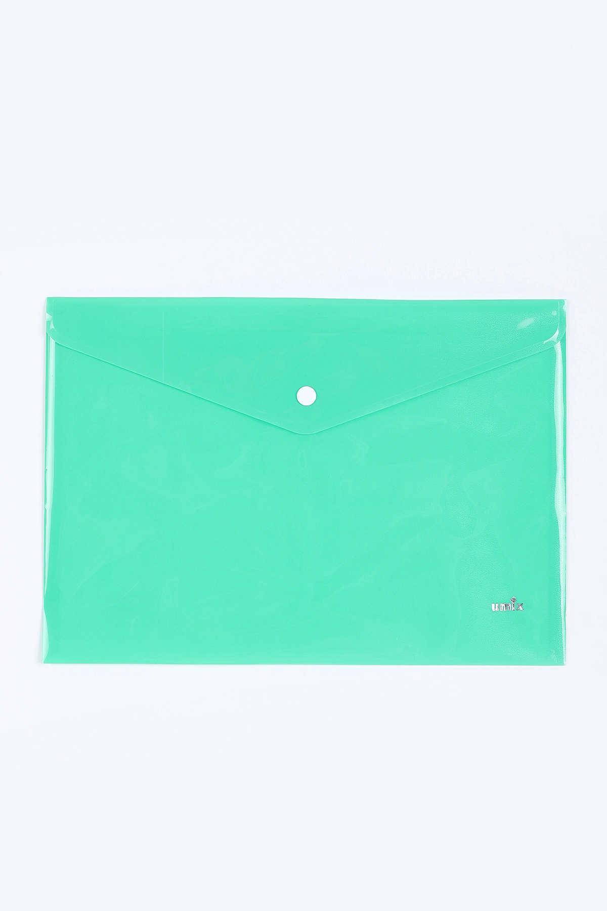 Yeşil 23x32 Cm Soft Şeffaf Çıtçıtlı Dosya 387436