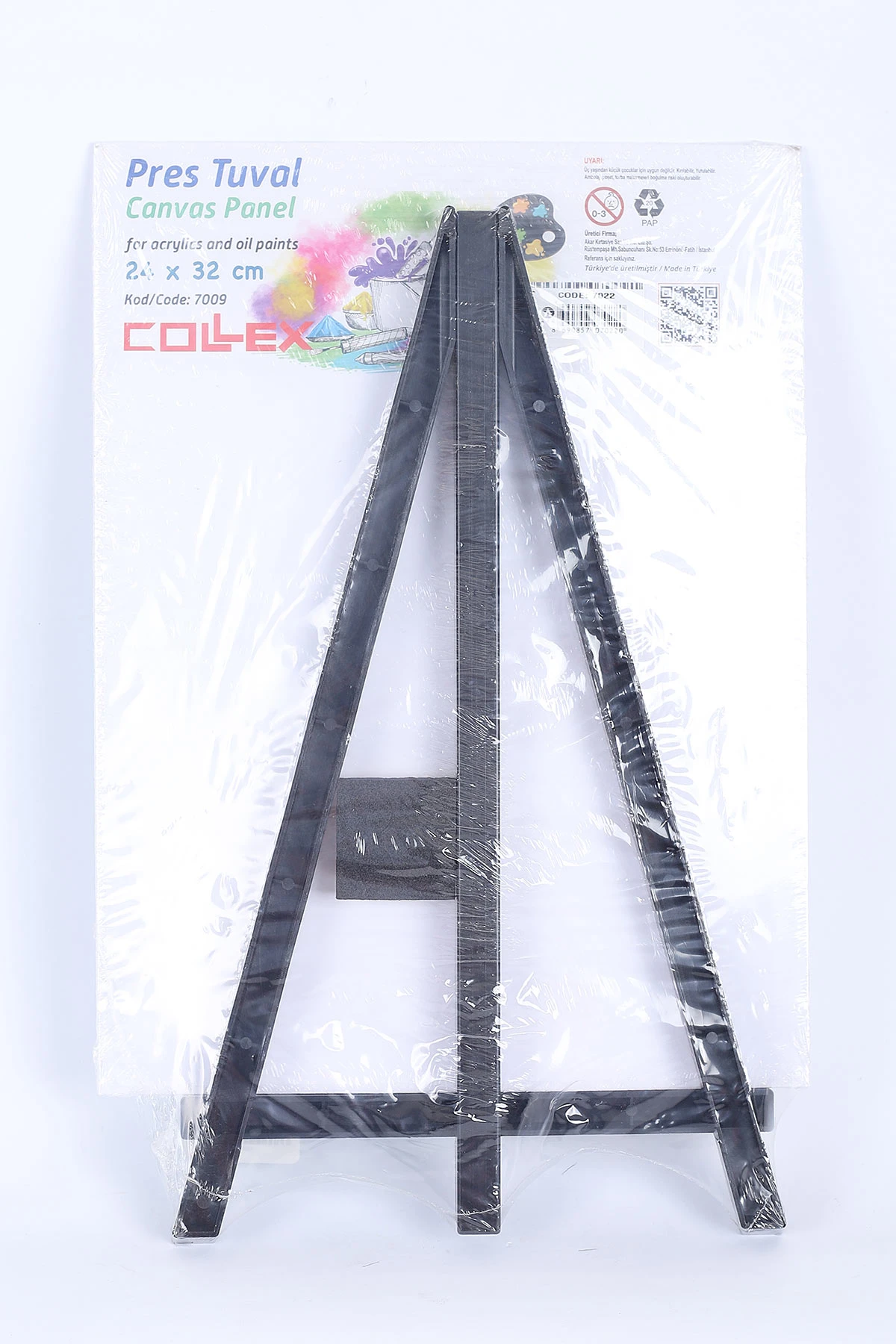 Yeşil 24x32 Cm Collex Pres Tuval Seti Şövaleli 384363