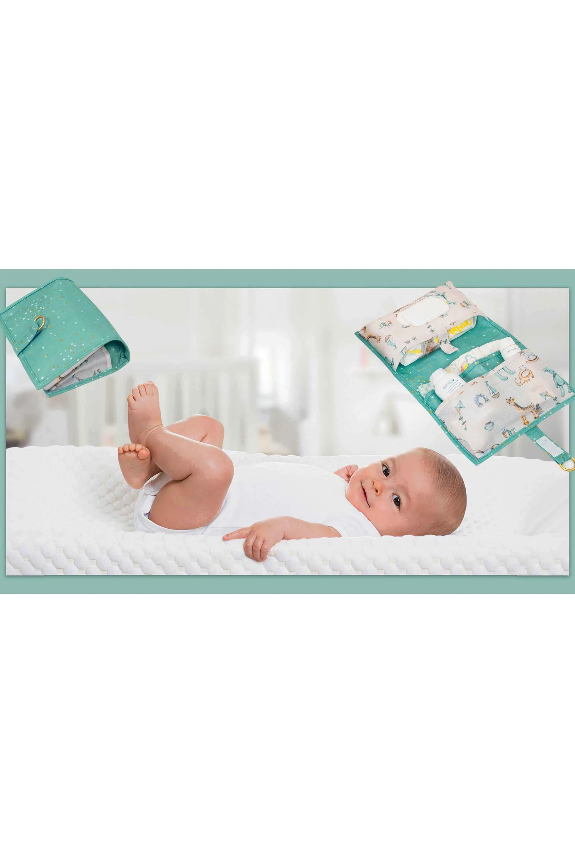 Yeşil 24x40 Baby Alt Bakım Çantası 250466