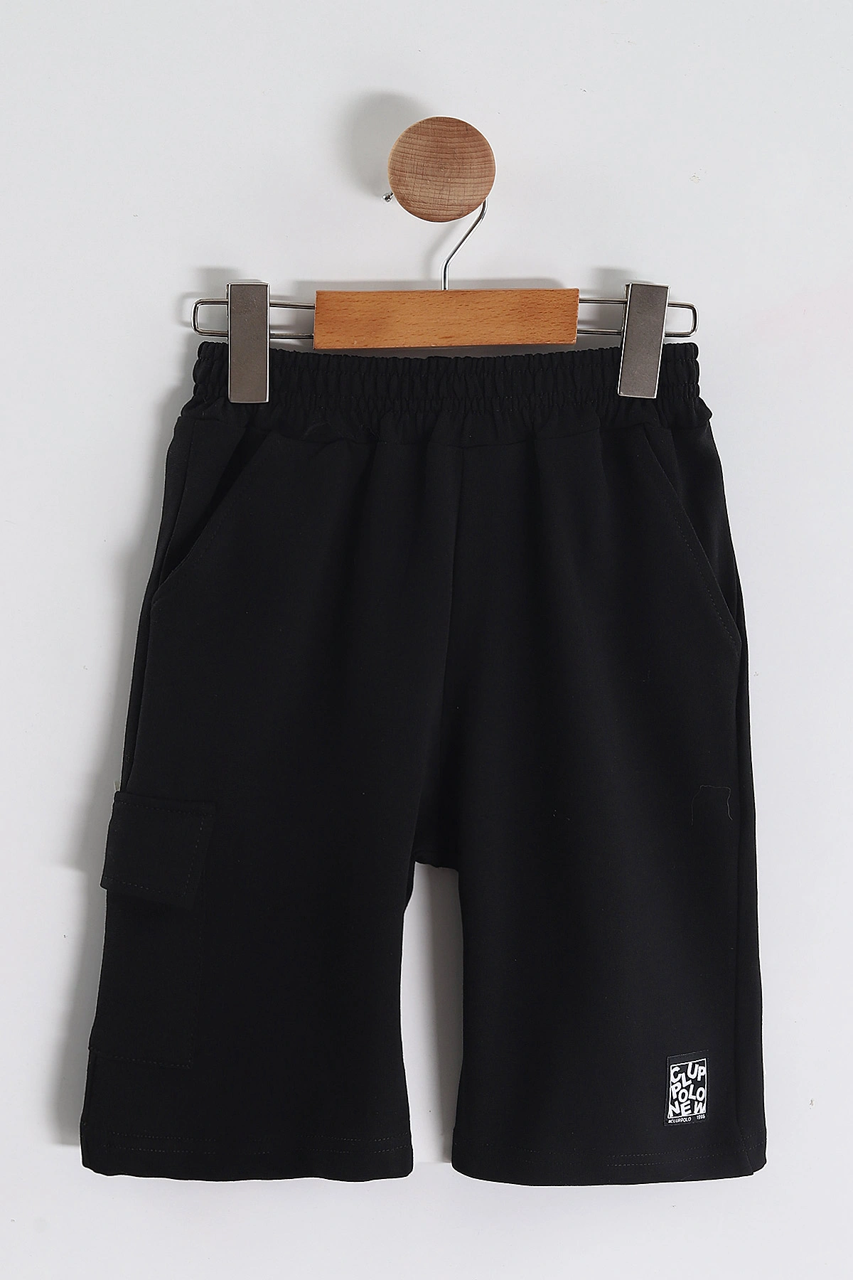Yeşil (3-10 Yaş)Power Baskılı Kargo Cepli Şortlu Erkek Çocuk Takım 447945
