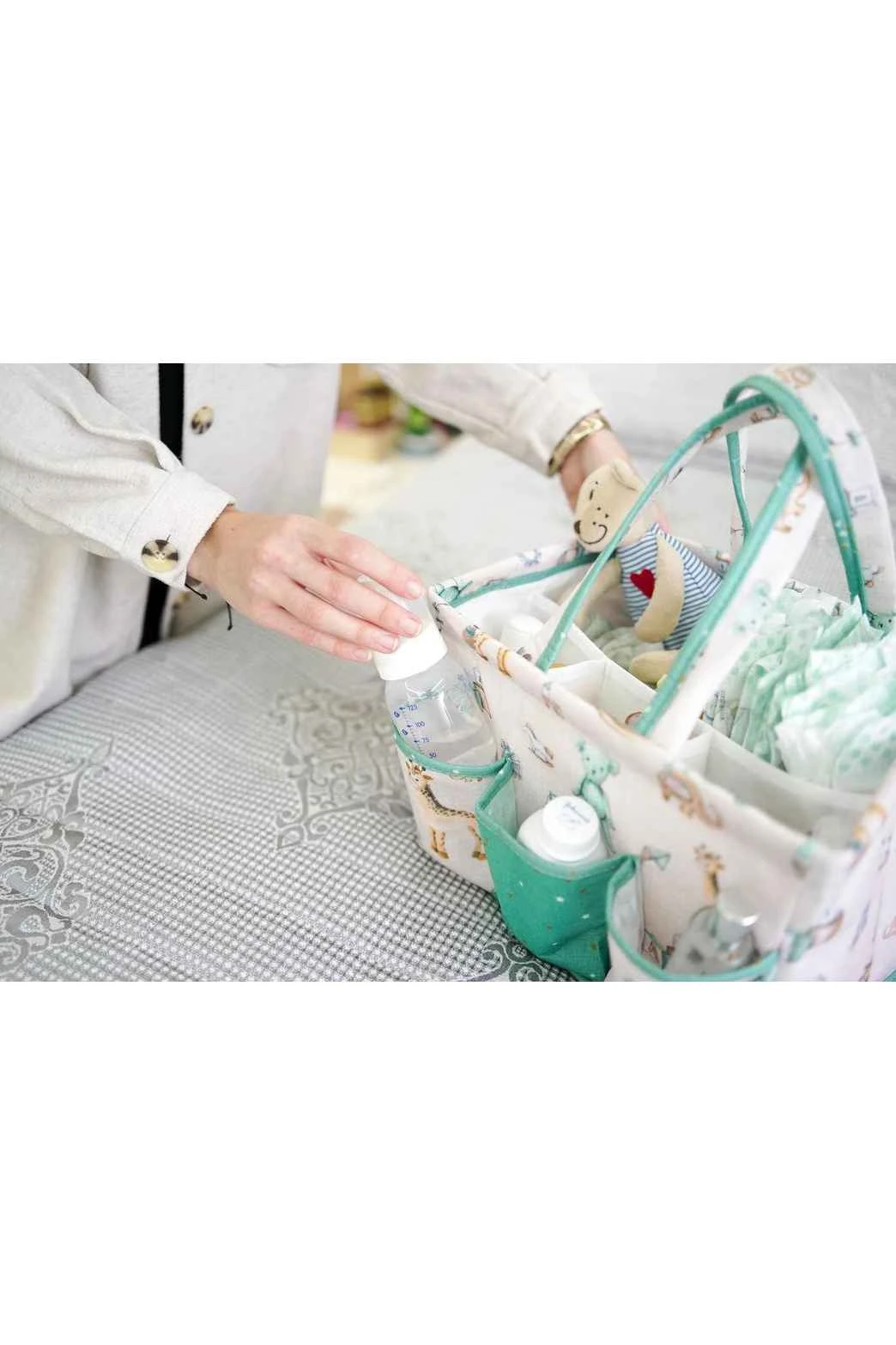 Yeşil 30x20x21 Baby Bakım Çantası 250249