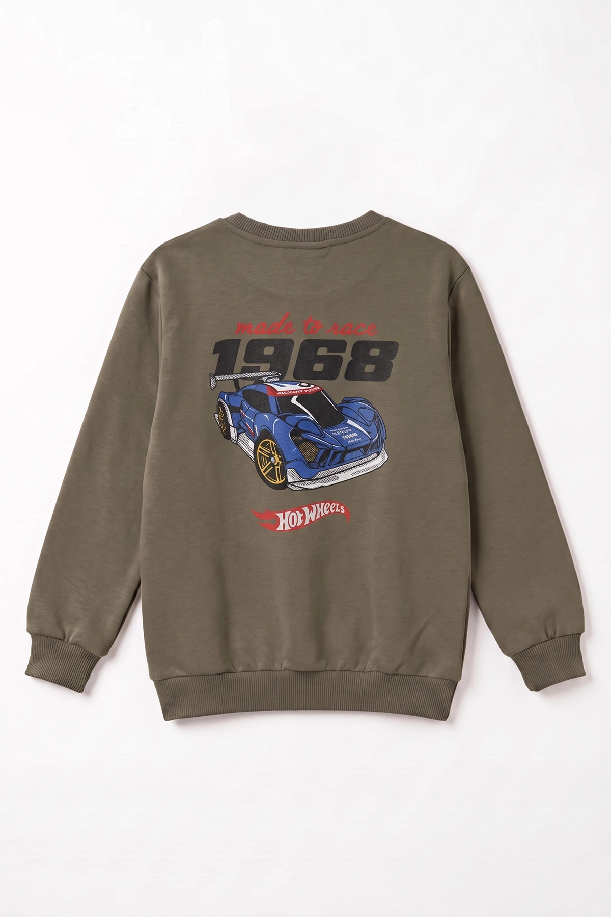 Yeşil (4-12 Yaş)Baskılı  2 İp Erkek Çocuk Sweatshirt 493701