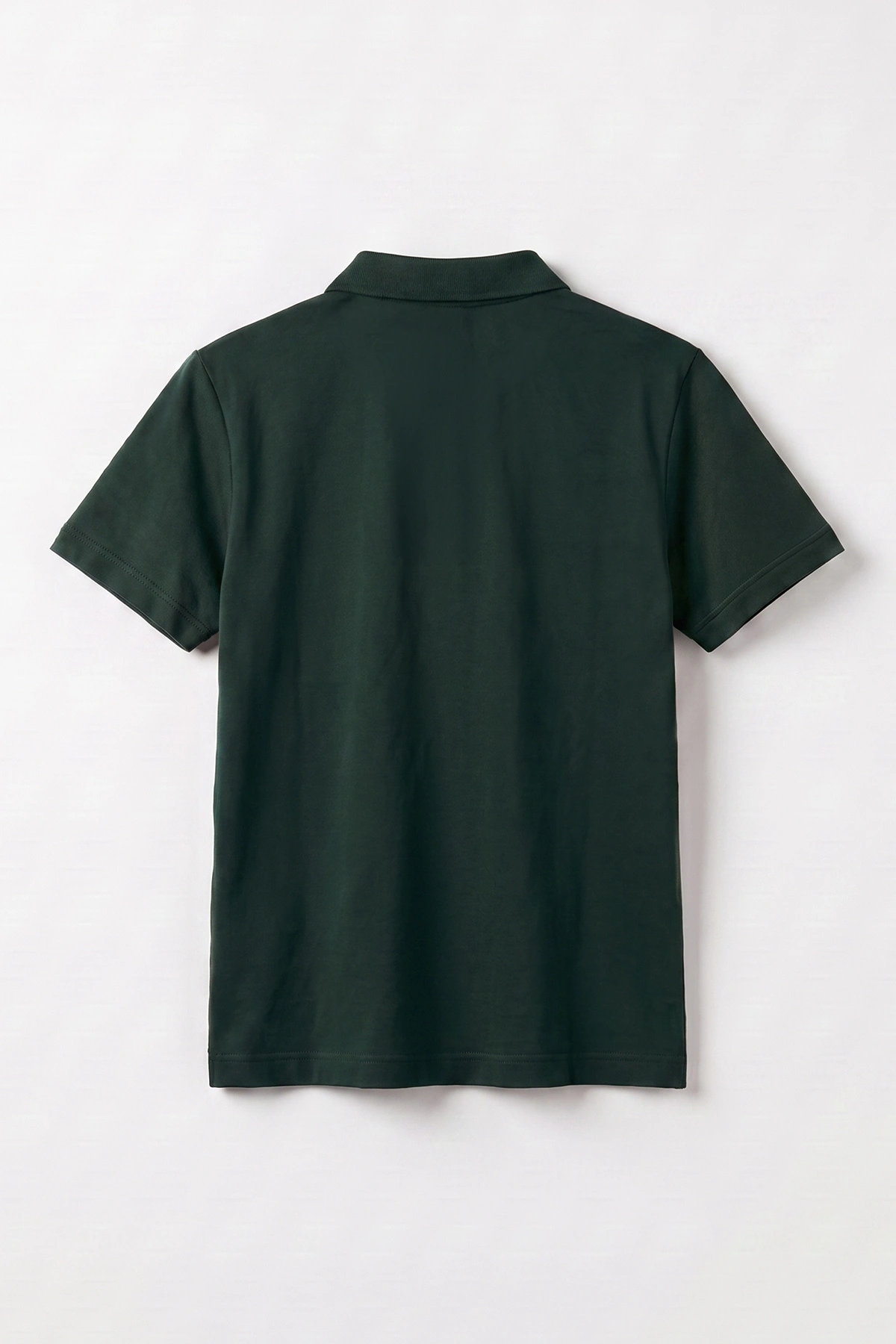 Yeşil (5-13 Yaş) Kısa Kol Polo Yaka Unisex Çocuk Okul Tişörtü 480884