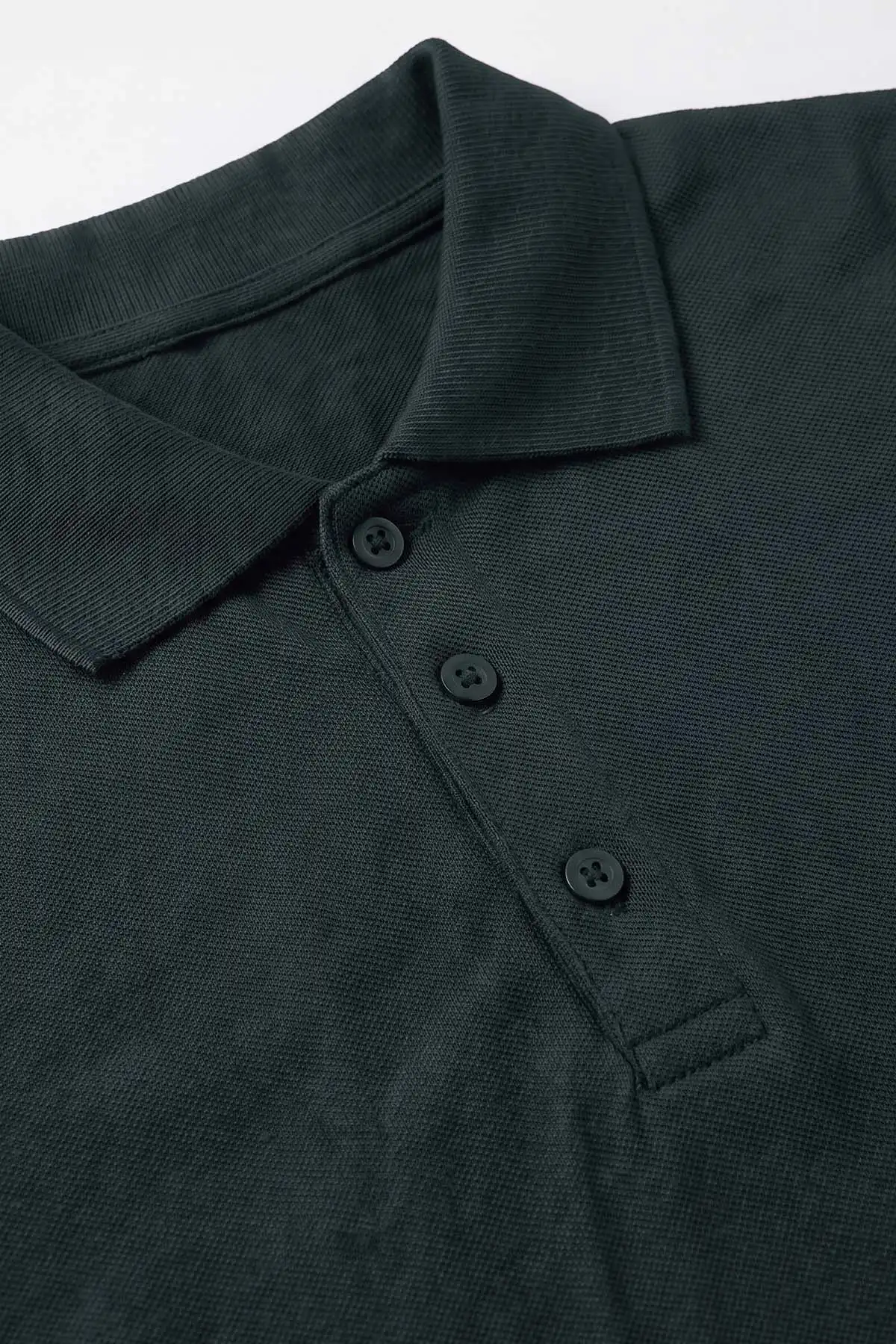 Yeşil (5-13 Yaş) Kısa Kol Polo Yaka Unisex Çocuk Okul Tişörtü 480884