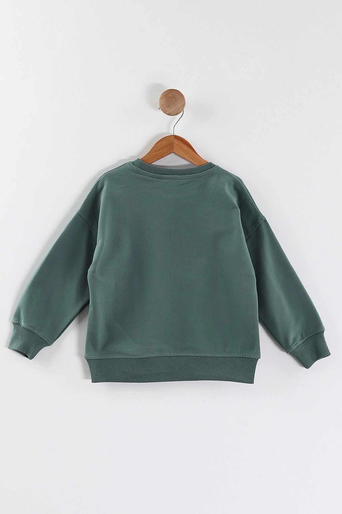 Yeşil (5-8 Yaş)Bad Life Baskılı Kız Çocuk Sweatshirt 432934