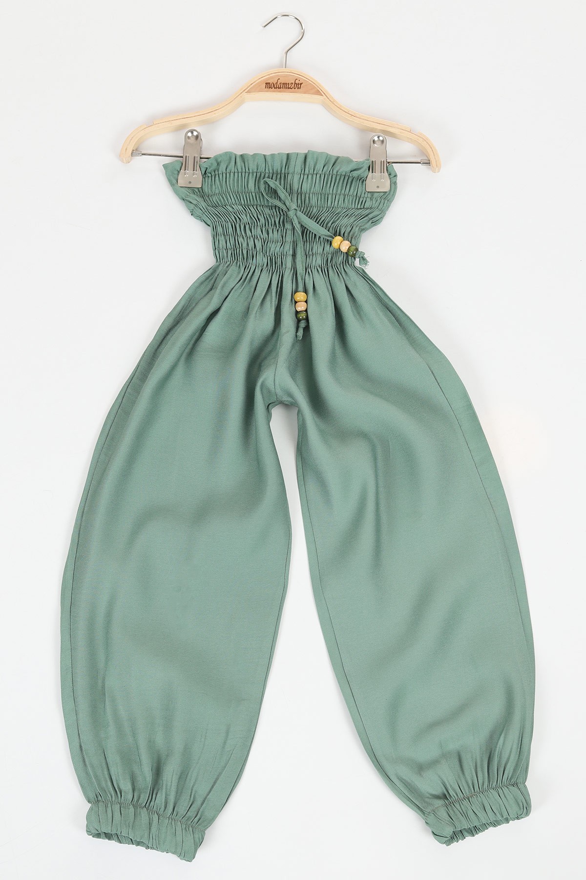 Yeşil (5-9 yaş) Gipeli Aerobin Kız Çocuk Pantolon 118915