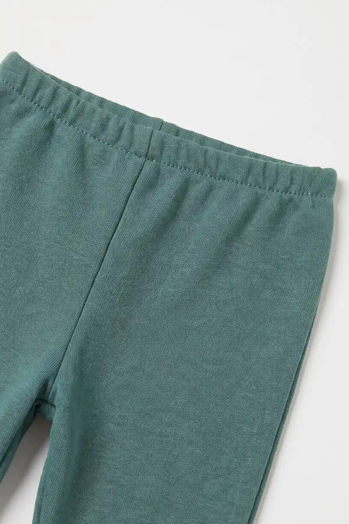 Yeşil (6-18 Ay) Star Nakışlı Penye Erkek Bebek Mevsimlik Takım 488218