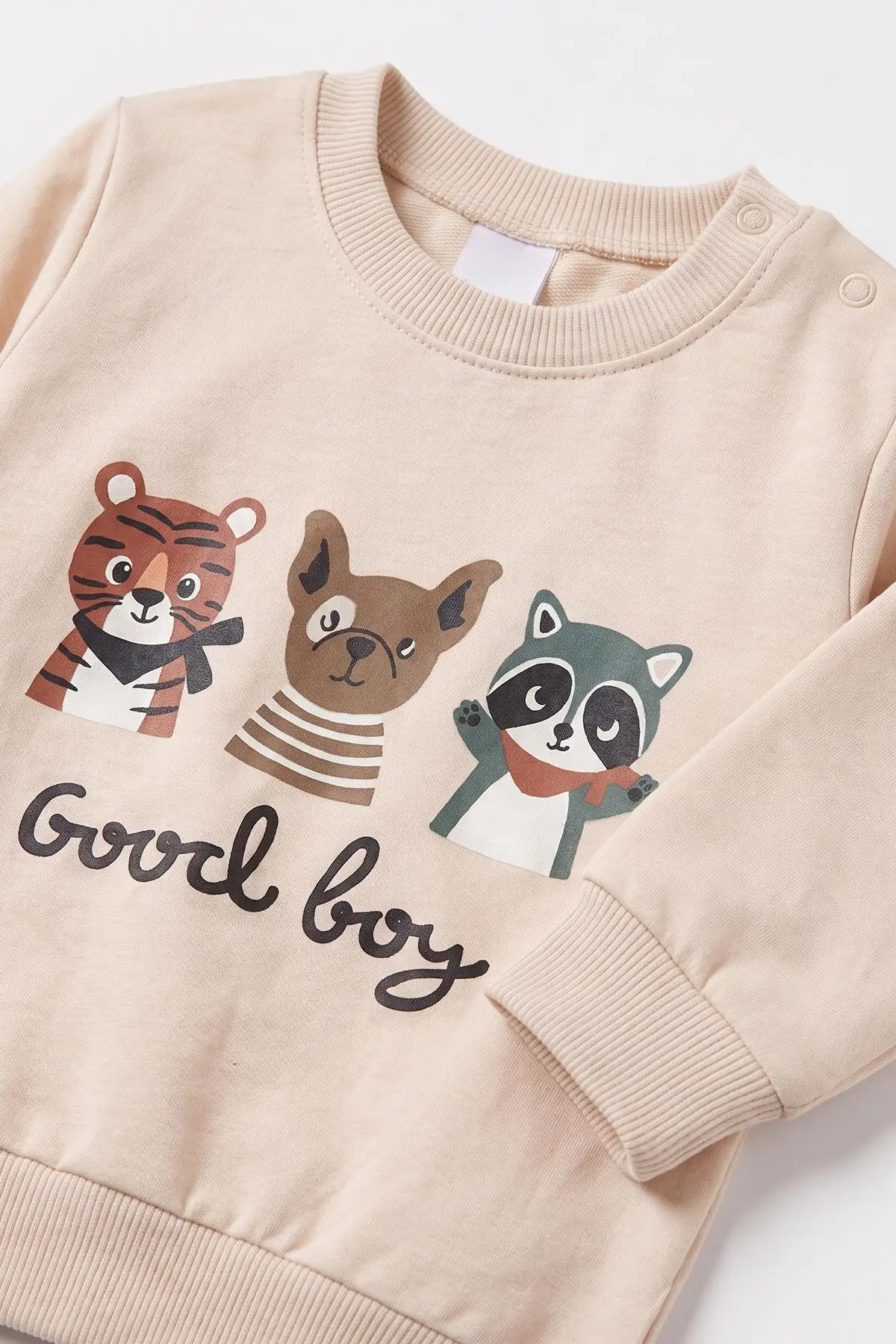 Yeşil (6-24 Ay) Good Boy Baskılı 2 İp Erkek Bebek Mevsimlik Takım 484018