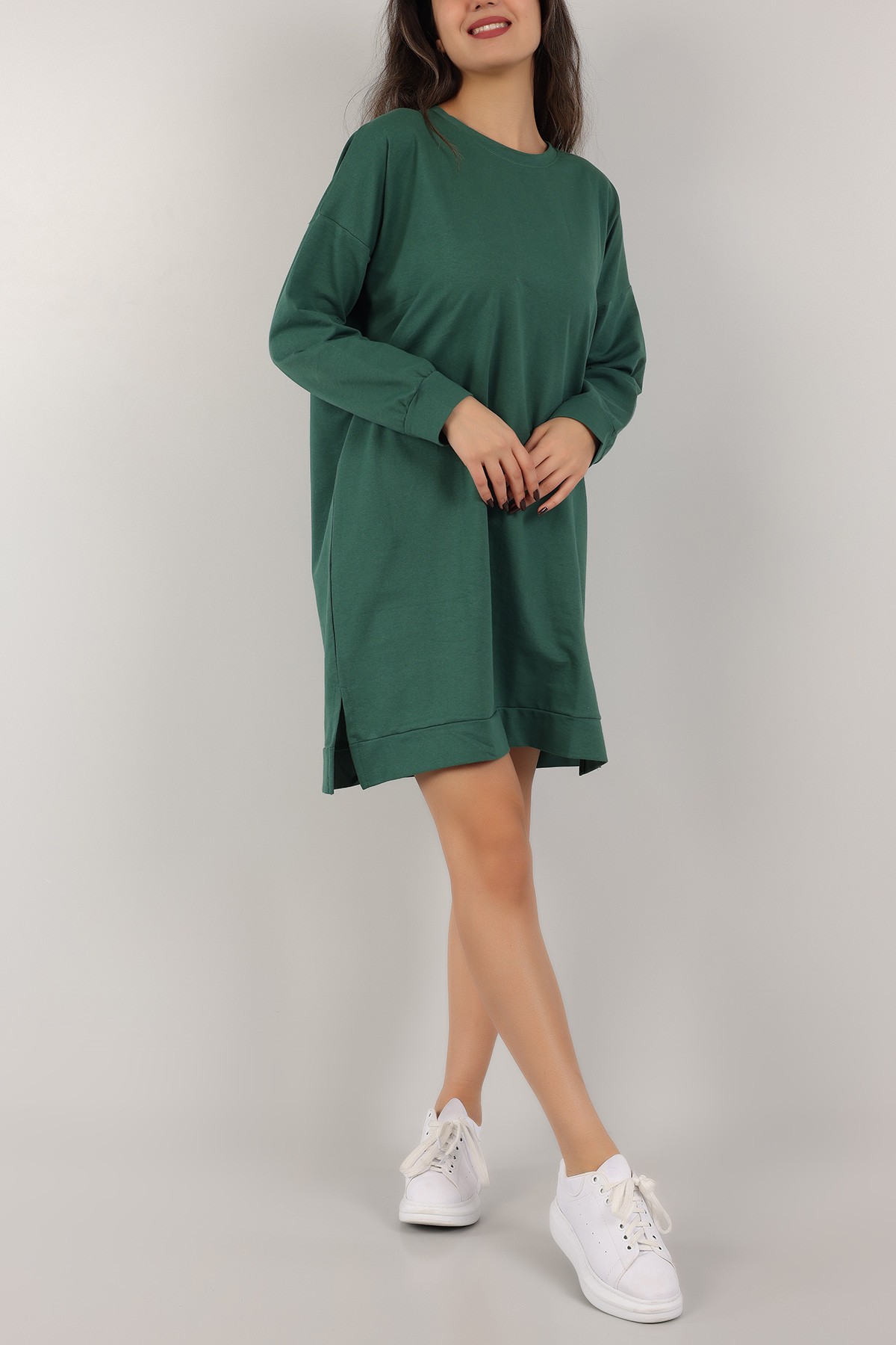 Yeşil Bisiklet Yaka İki İp Tunik 155715