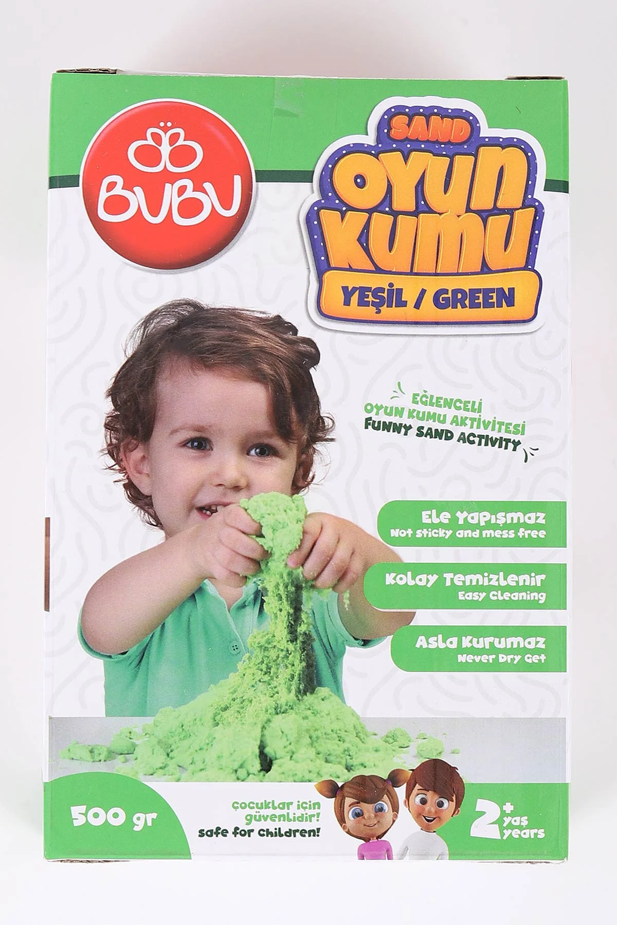 Yeşil Bu Bu Kinetik Oyun Kumu 500 Gr 428057