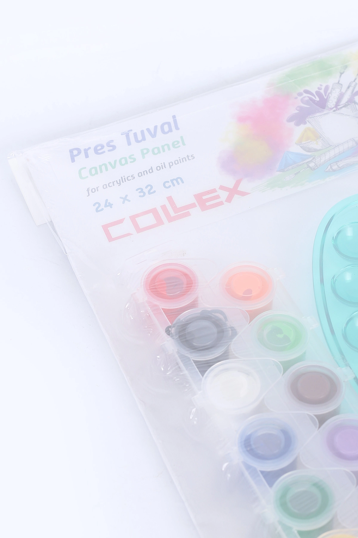 Yeşil Collex Pres Tuval Seti 24x32 Cm 385484