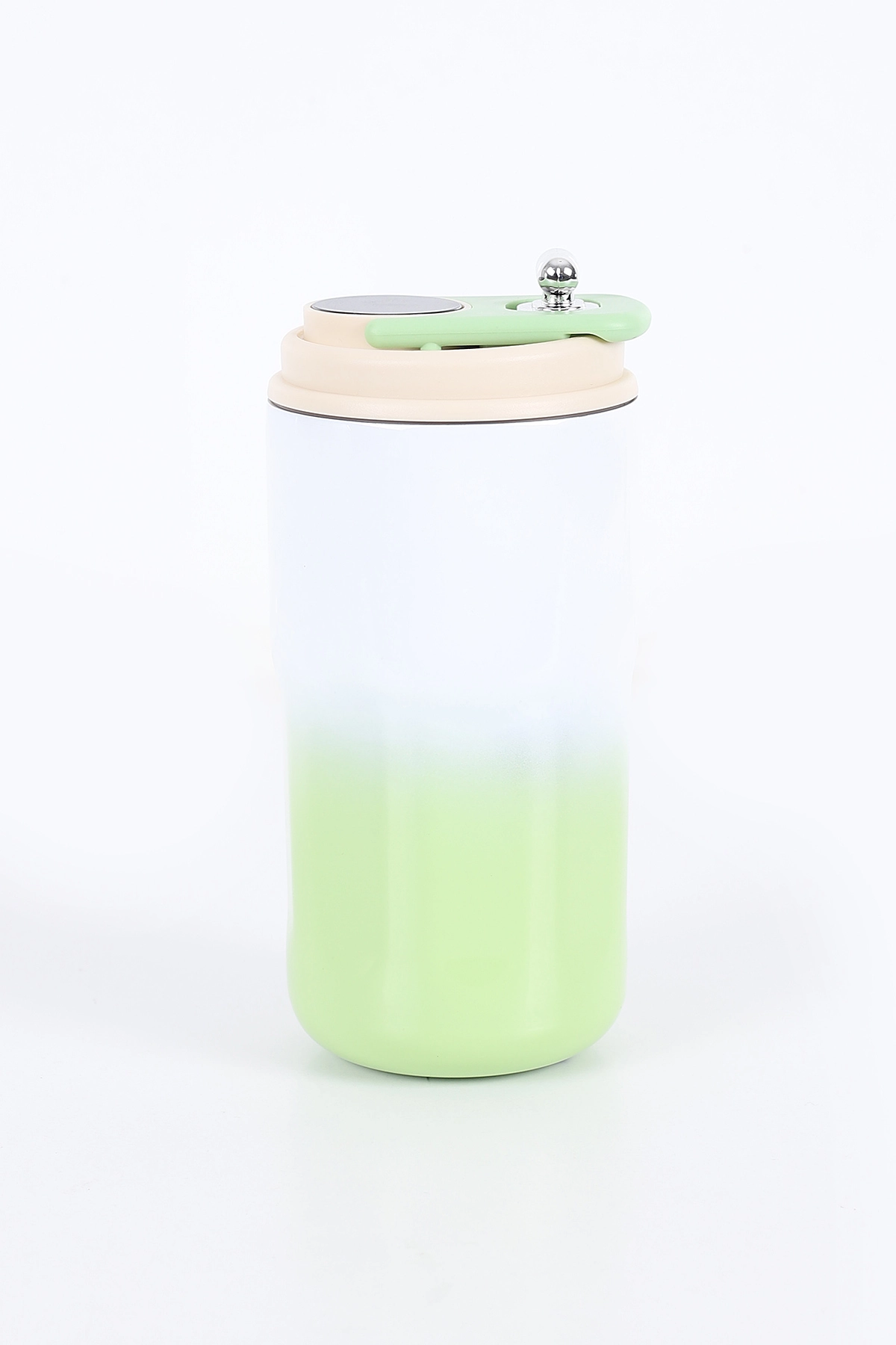 Yeşil Dijital Derece Göstergeli Çelik Termos-Matara 420 Ml 393132