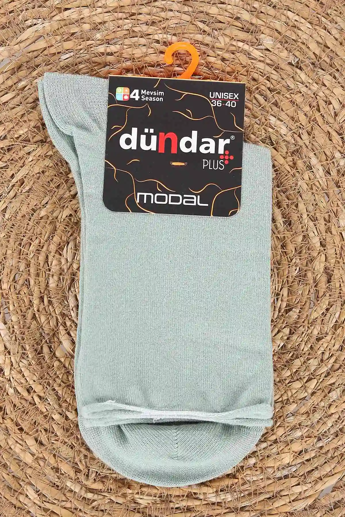 Yeşil Dört Mevsim Kadın Modal Lastiksiz Çorap (36-40) 477016