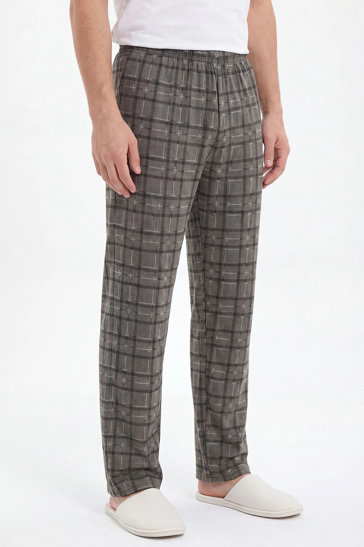 Yeşil Ekose Desen Erkek Pijama Altı 465618
