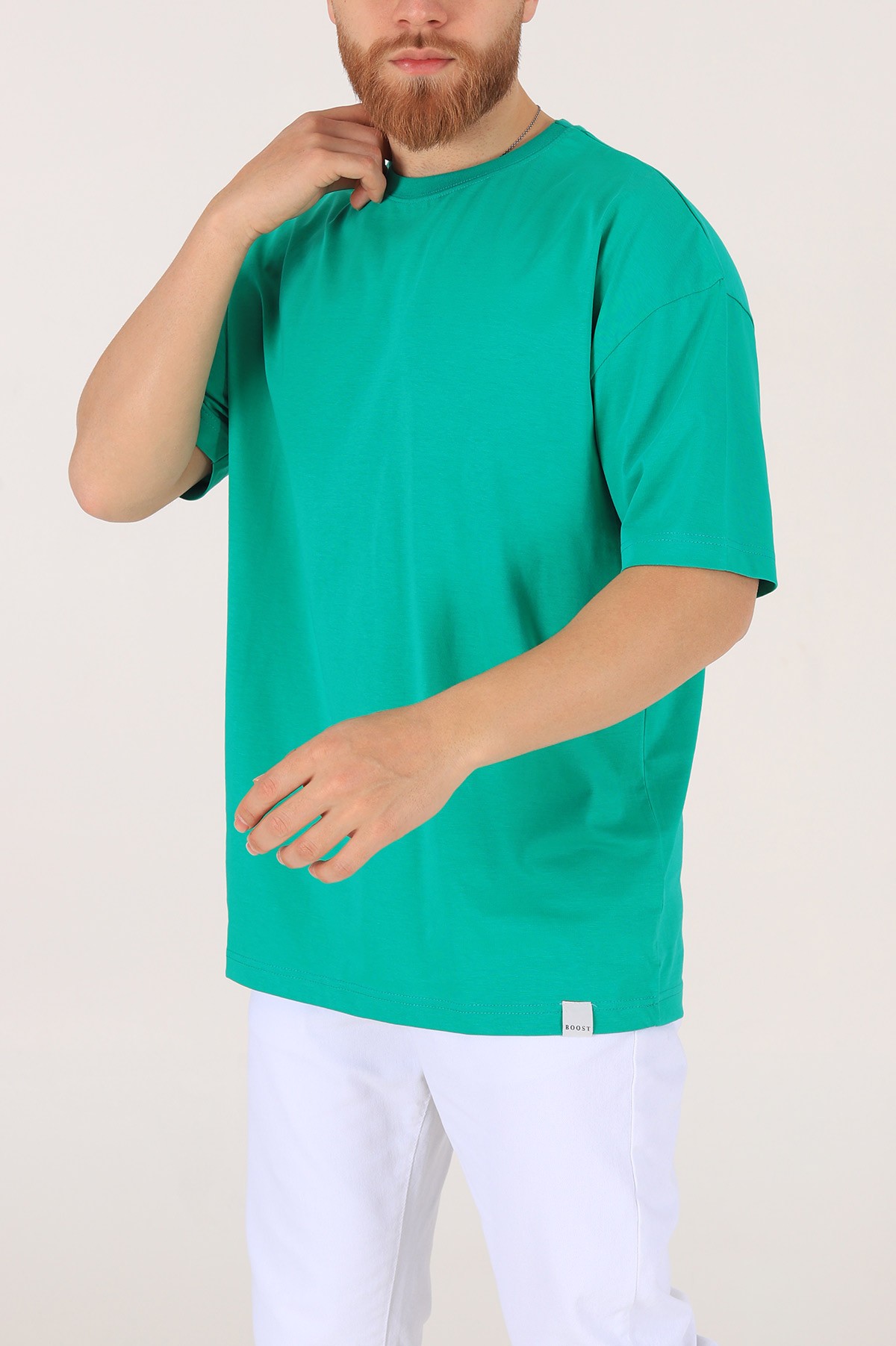 Yeşil Oversize Erkek Tişört 170991