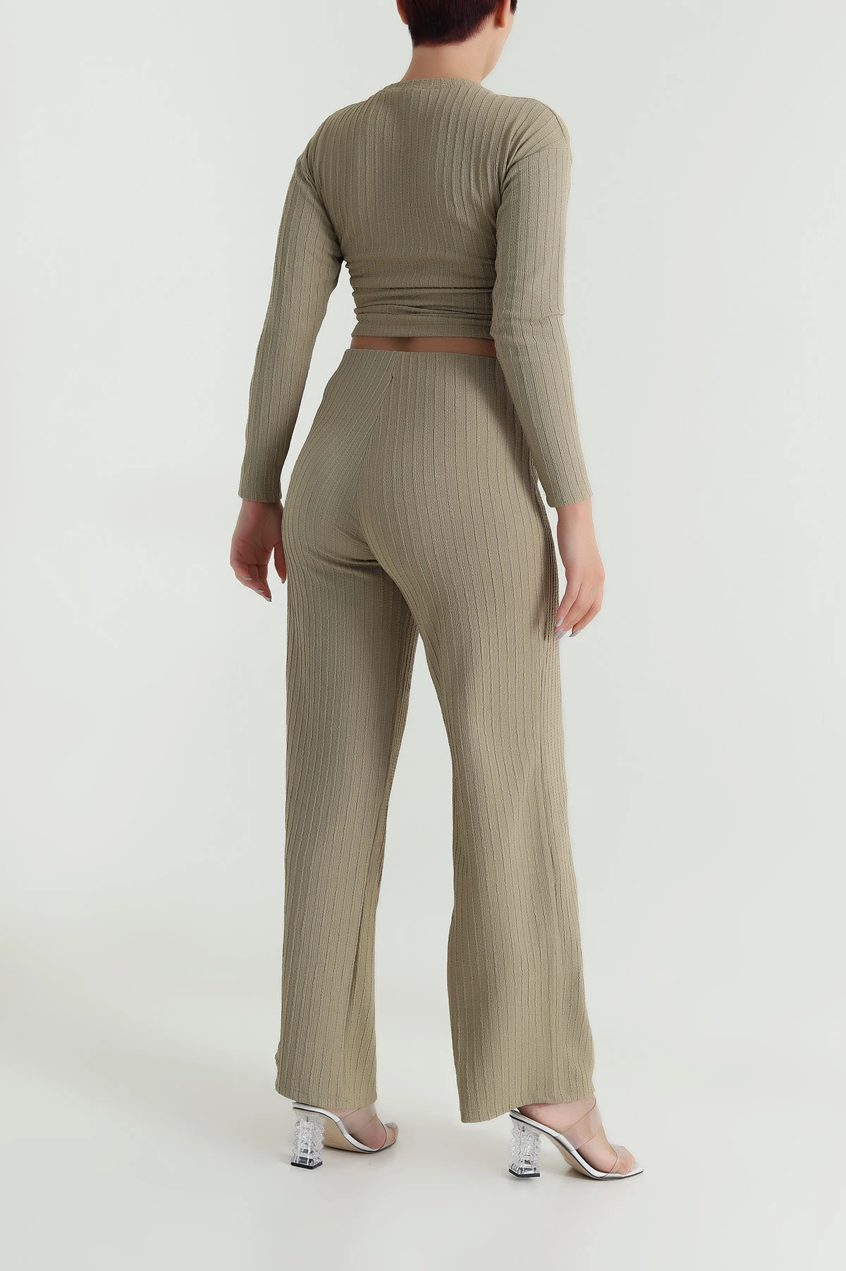Yeşil Pantolon Bluz İrem Kadın İkili Takım 482919