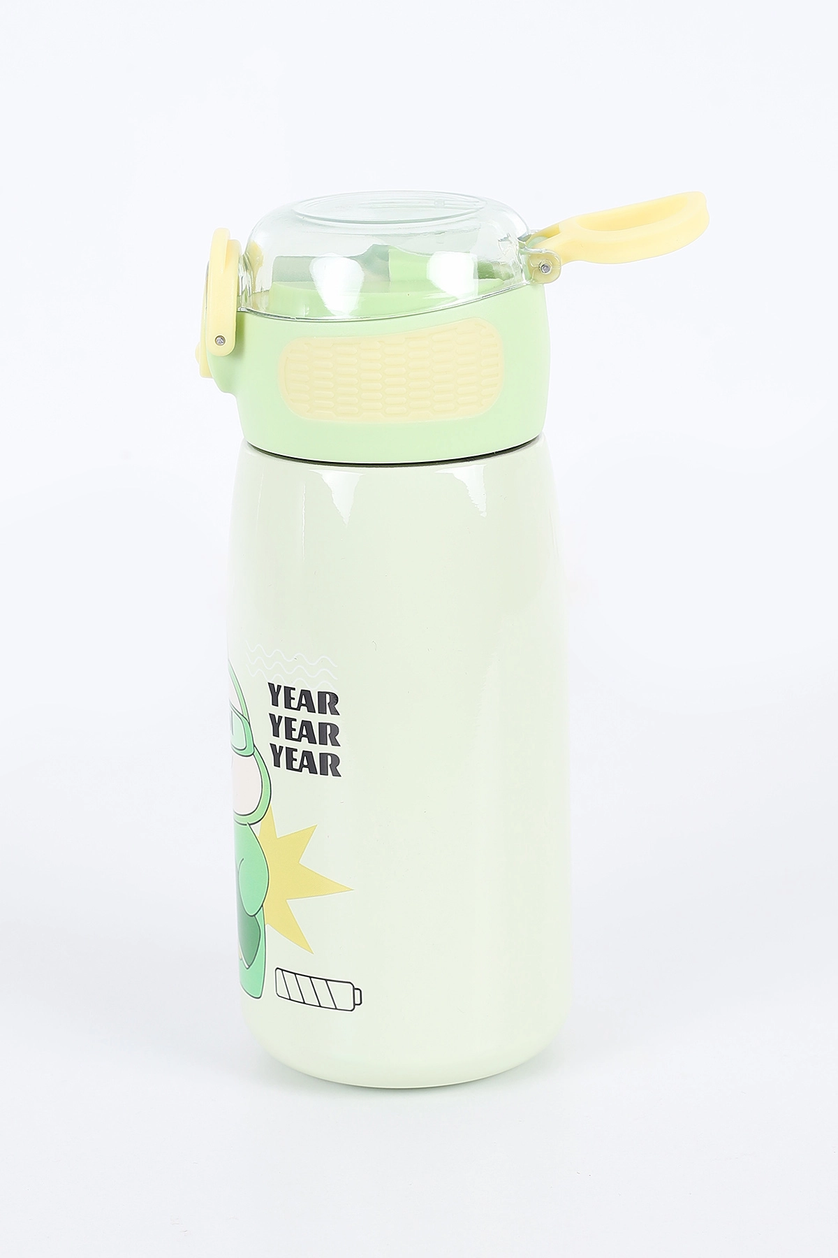Yeşil Pipetli Çelik Termos-Matara 470 Ml 393140