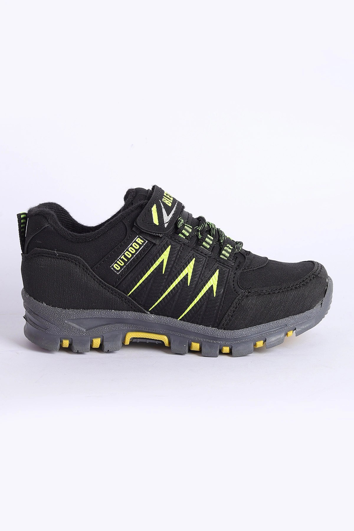 Yeşil Siyah  (30-35 Filet )Outdoor Kalın Tabanlı Cırtlı Çocuk Bot 305563