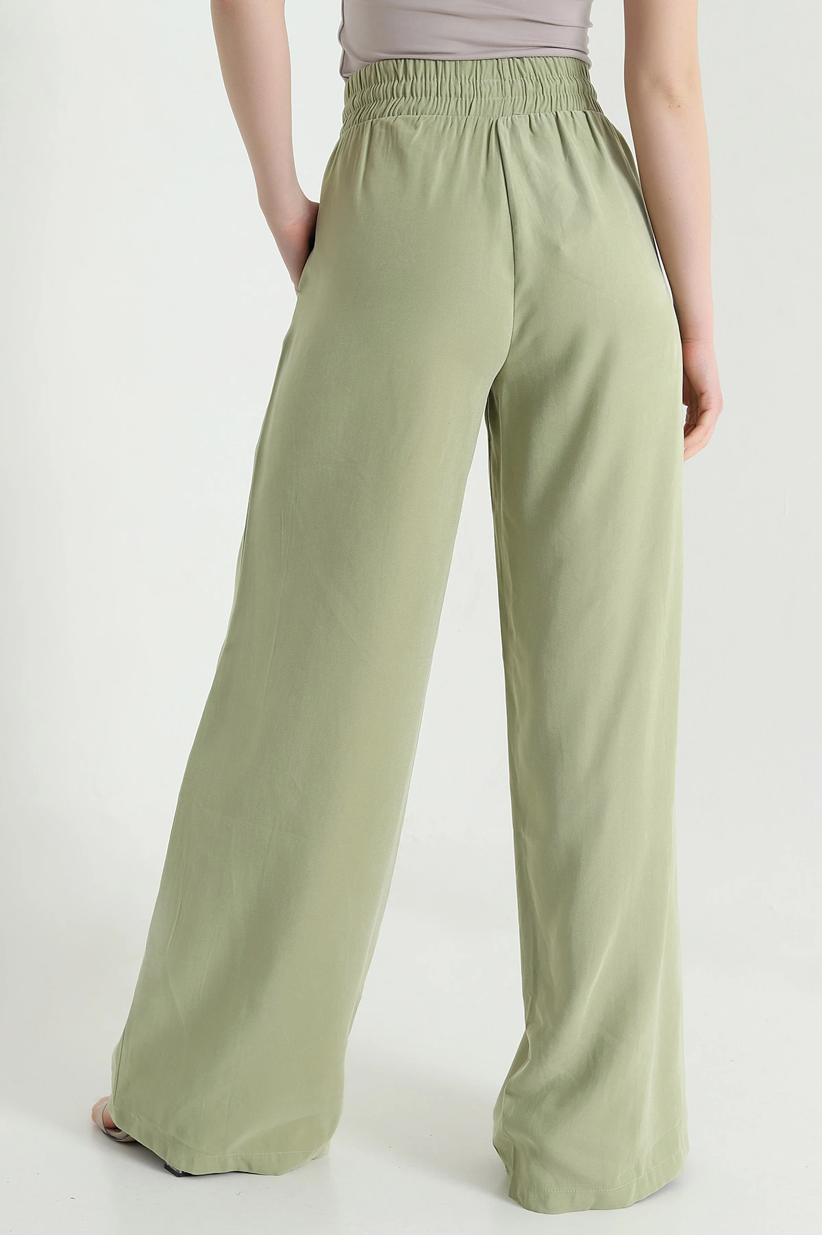 Yeşil Yeni Sezon Tensel Kadın Pantolon 449439