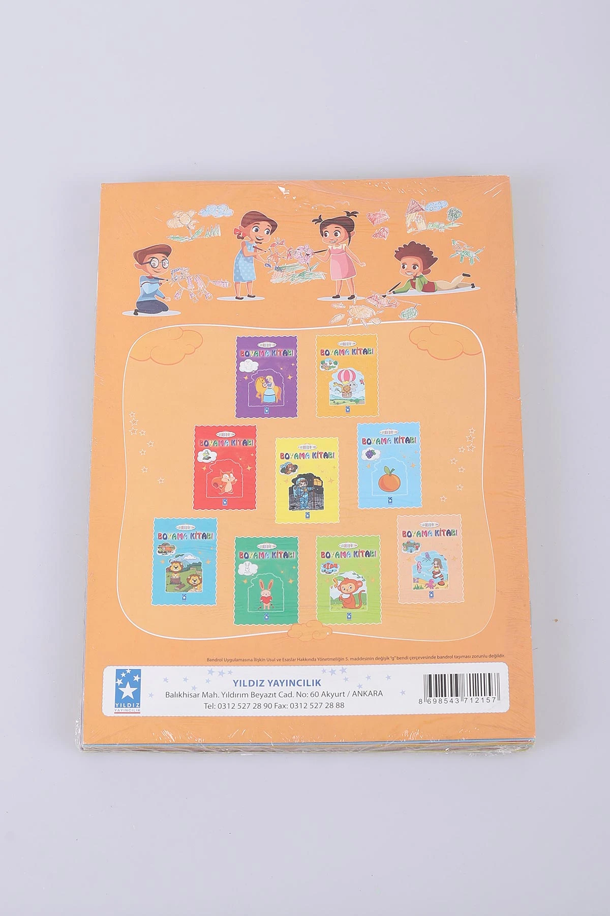 Yıldız Boyama Kitabı Seti-10 Karışık Boyama Kitap 426326