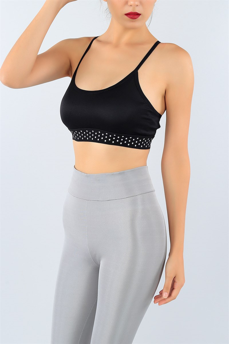 Yıldız Tasarımlı Likralı Büstiyer 38680
