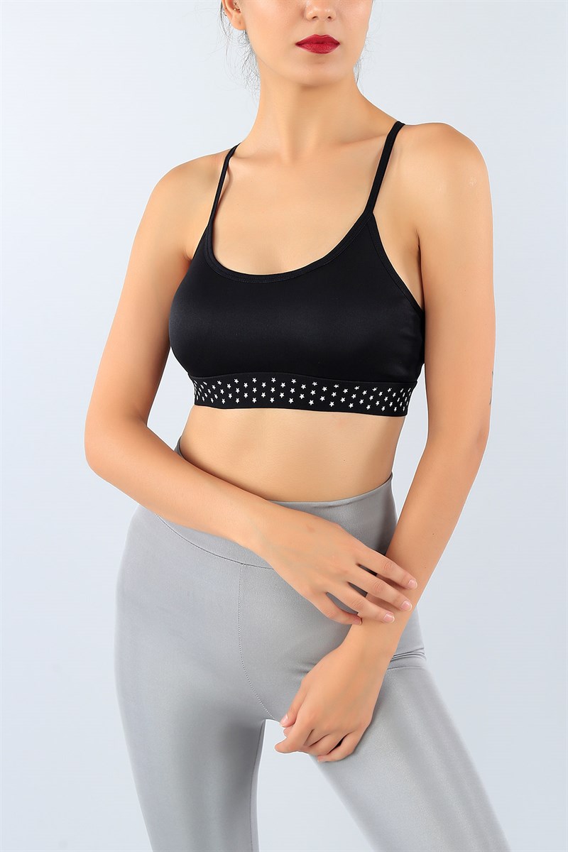 Yıldız Tasarımlı Likralı Büstiyer 38680