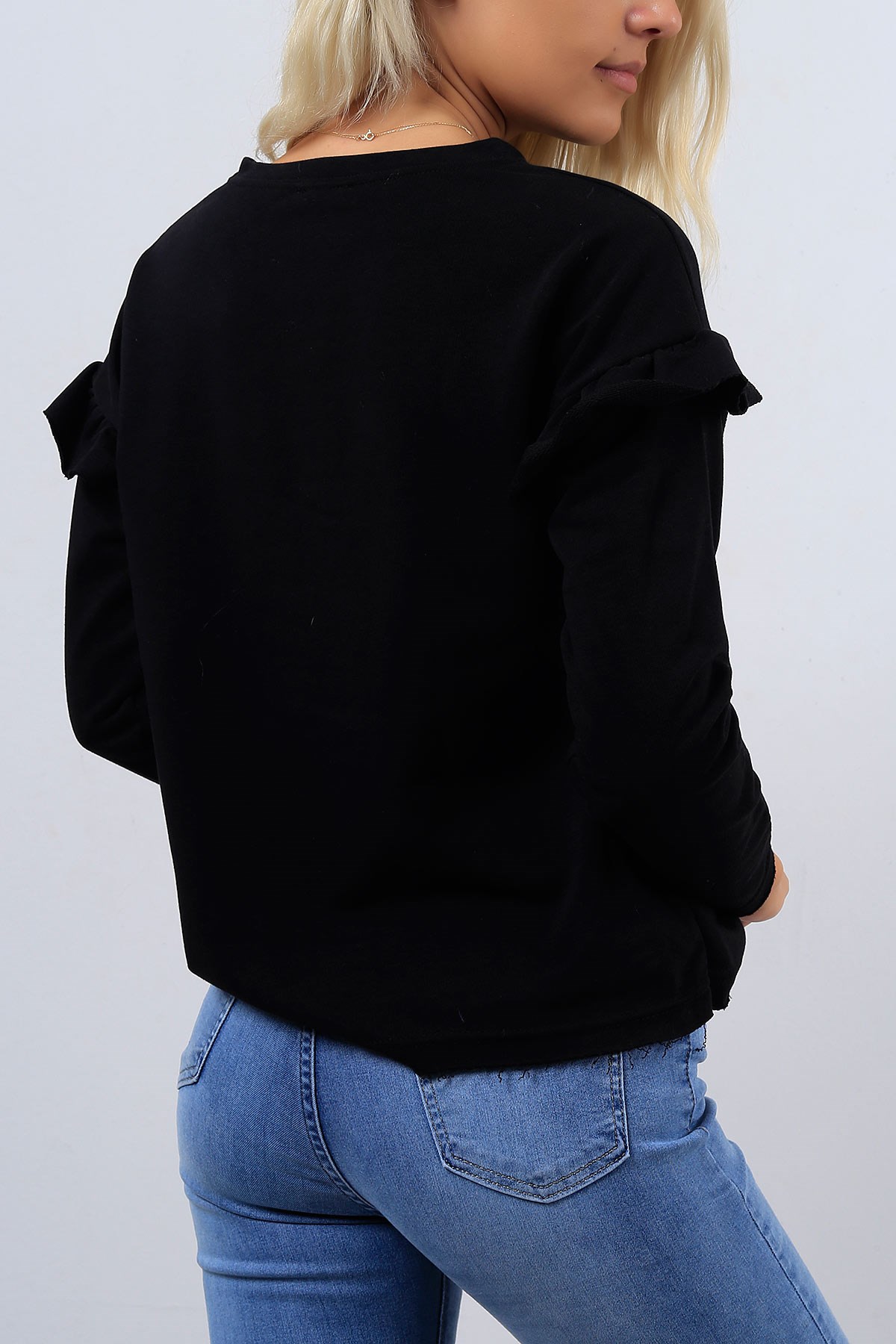 Yuvarlak Yaka NYC Puluş Yazılı Sweat 3270B