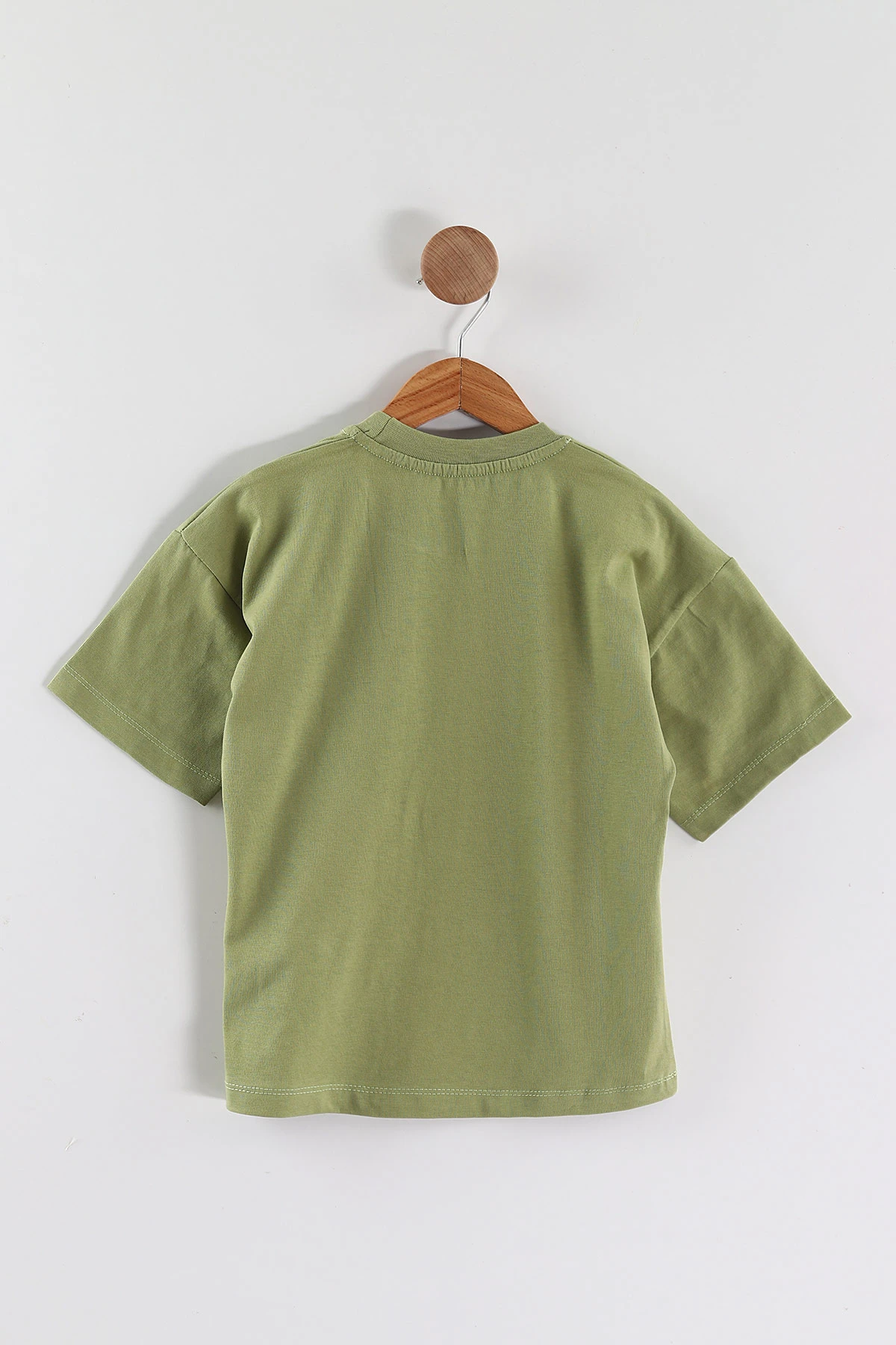 Zeytin (3-10 Yaş) Resort Baskılı Oversize Erkek Çocuk Tişört 469018