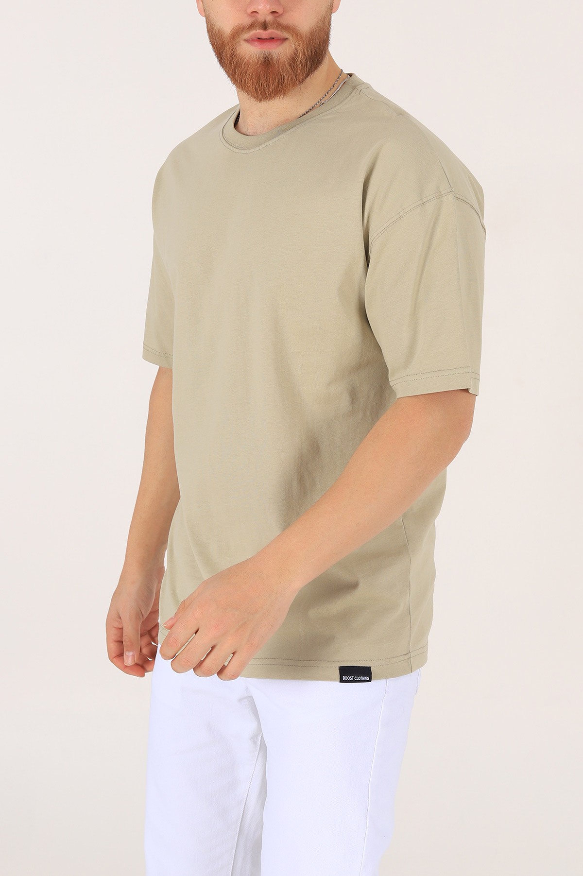 Zeytin Oversize Erkek Tişört 170992
