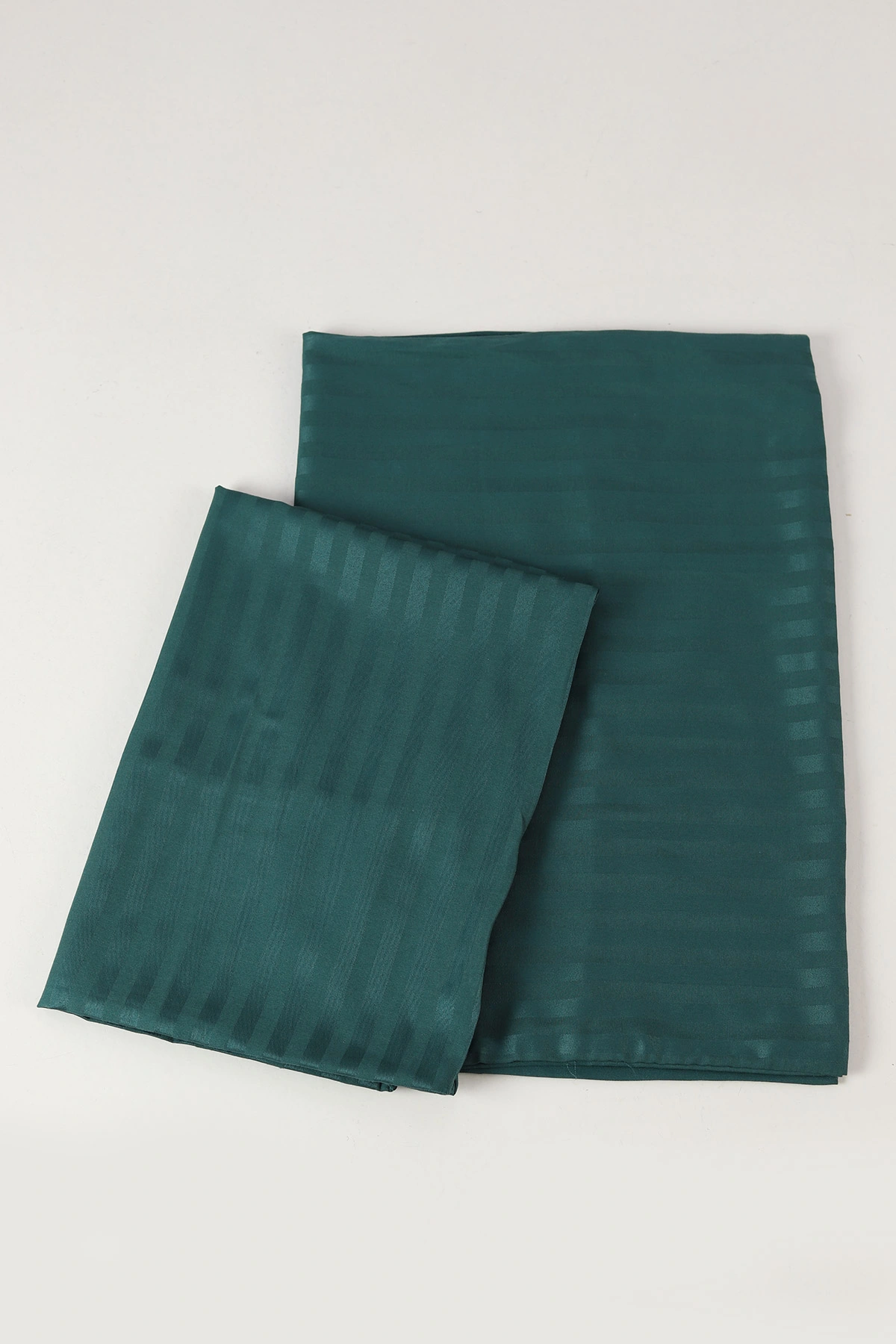 Zümrüt Yeşili Bella Home 50x70 Cm 2'li Saten Yastık Kılıfı 474138