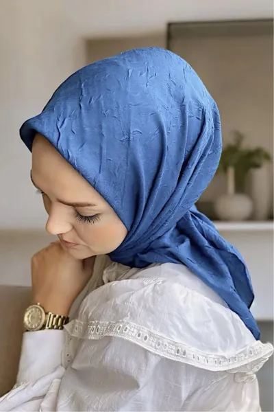 100x100 Bambu Kraş Düz Desen Eşarp 278195