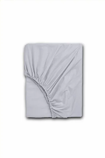100x200 Gri Bella Home Tek Kişilik Ranforce Lastik Çarşaf Seti 205363