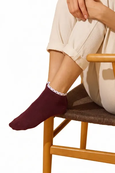 12'li Dört Mevsim Kadın Cotton Patik Çorap (36-40) 465628