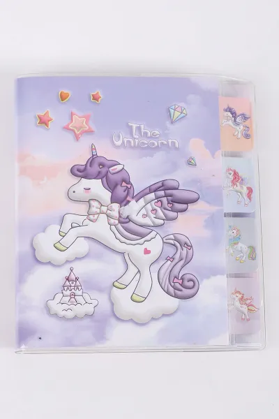 13x12 Cm Karakterli Ayraçlı Renkli Sayfalı Bloknot Defter 417497