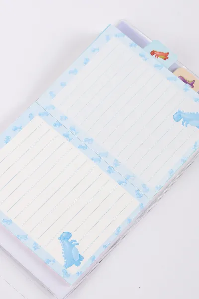13x12 Cm Karakterli Ayraçlı Renkli Sayfalı Bloknot Defter 417516